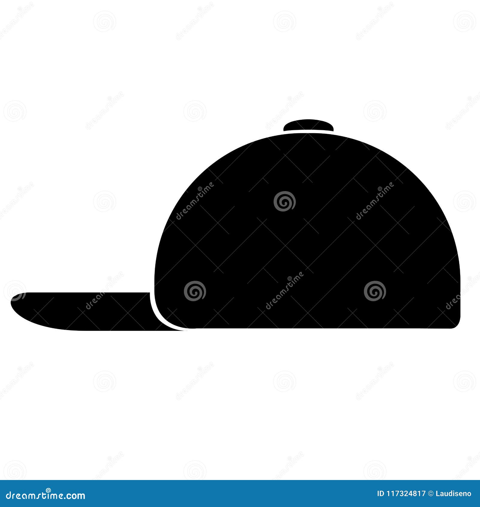 Isolated summer hat icon stock vector. Illustration of isolated - 117324817