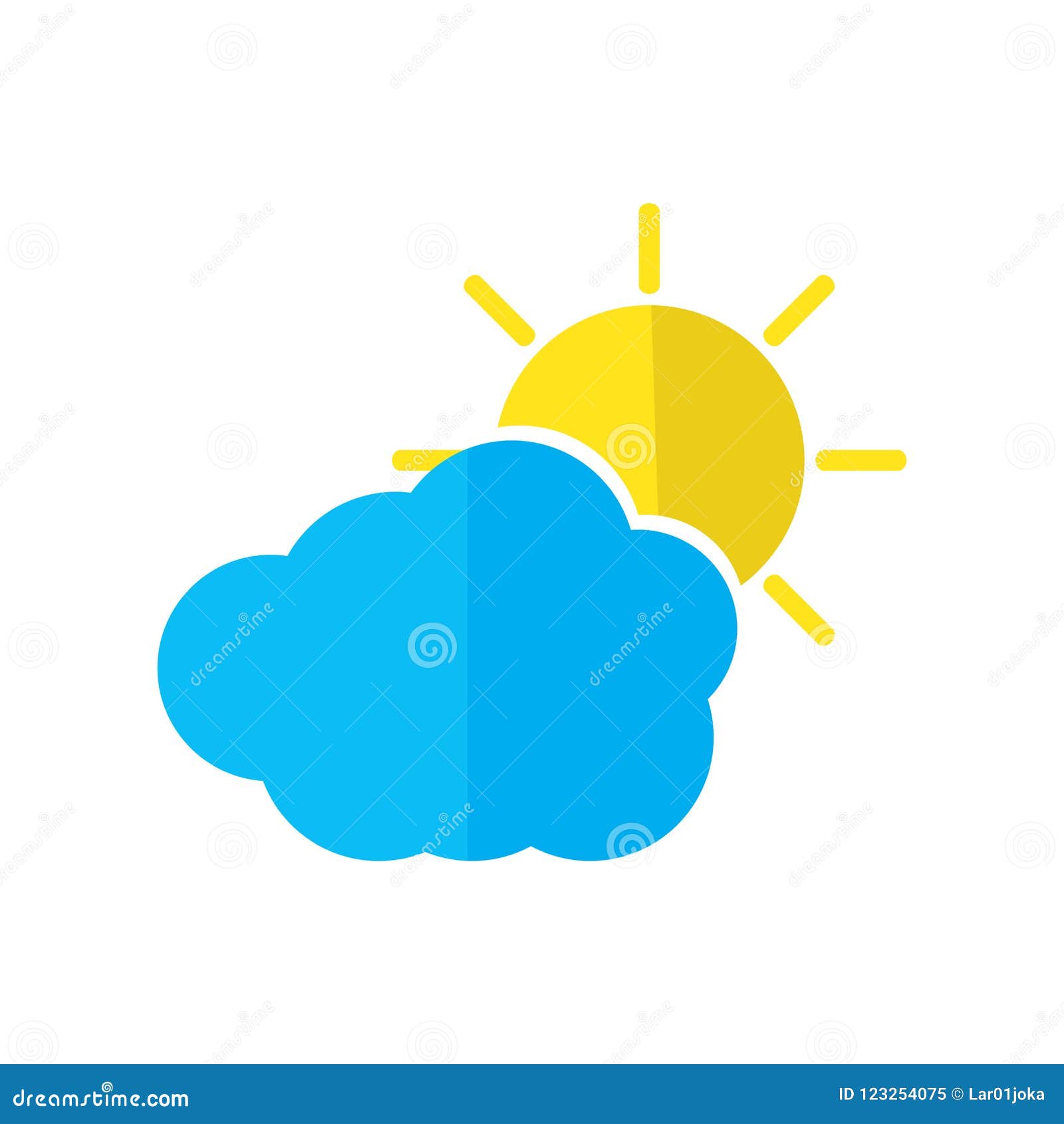 Isolated Sunny Weather Icon Stock Vector - Illustration of forecast ...