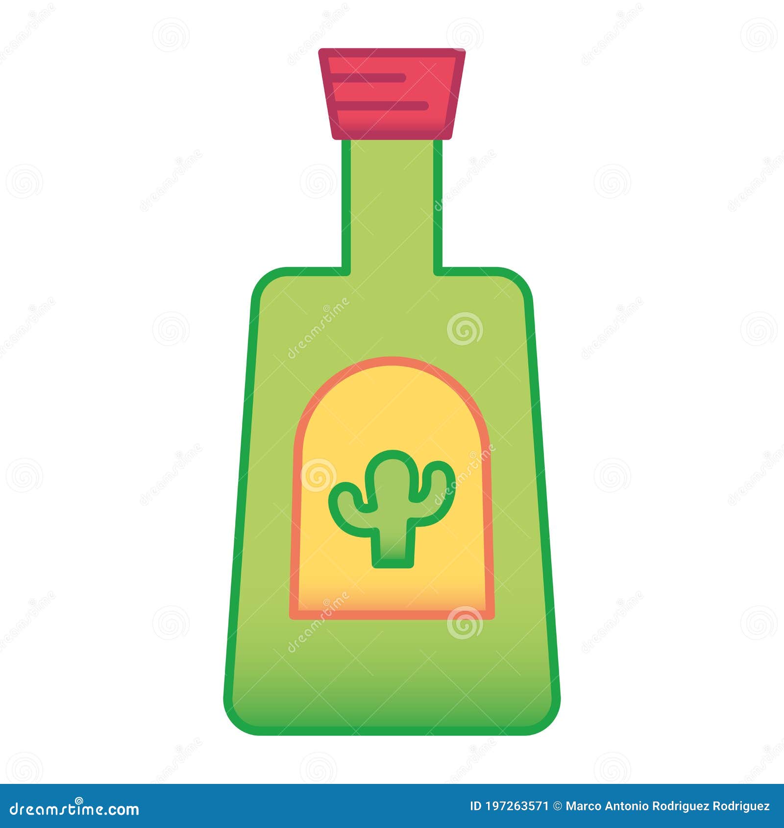 Tequila Of Mexican Culture Design Vector Illustration CartoonDealer