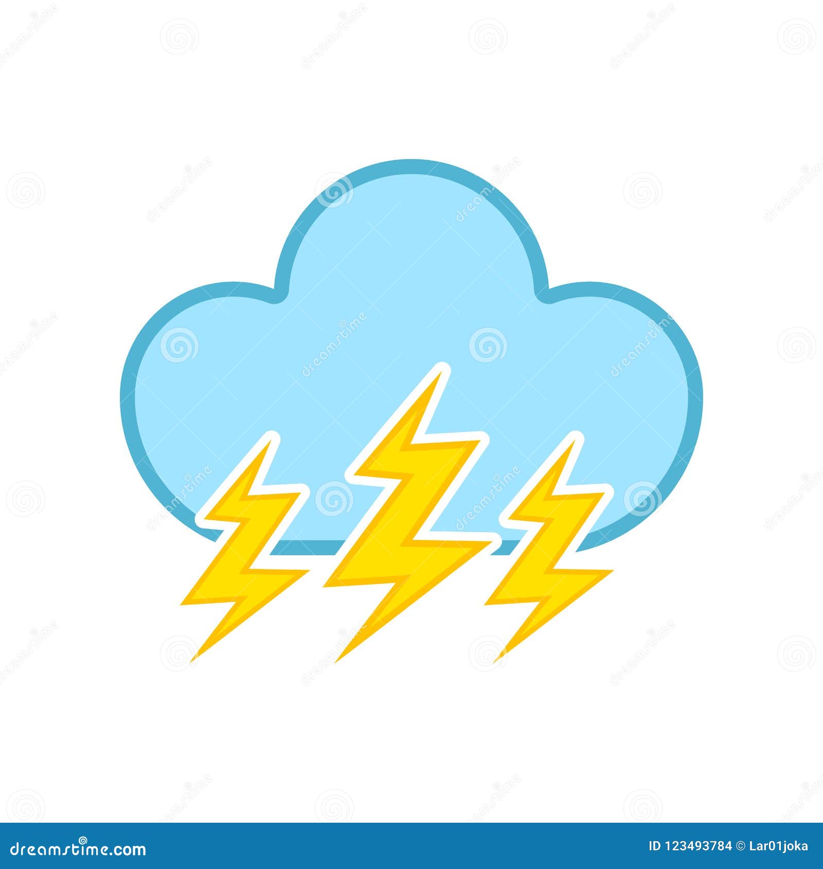 thunderstorm weather symbol