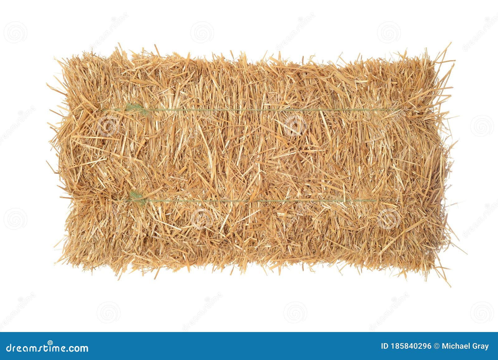  top view bale of straw