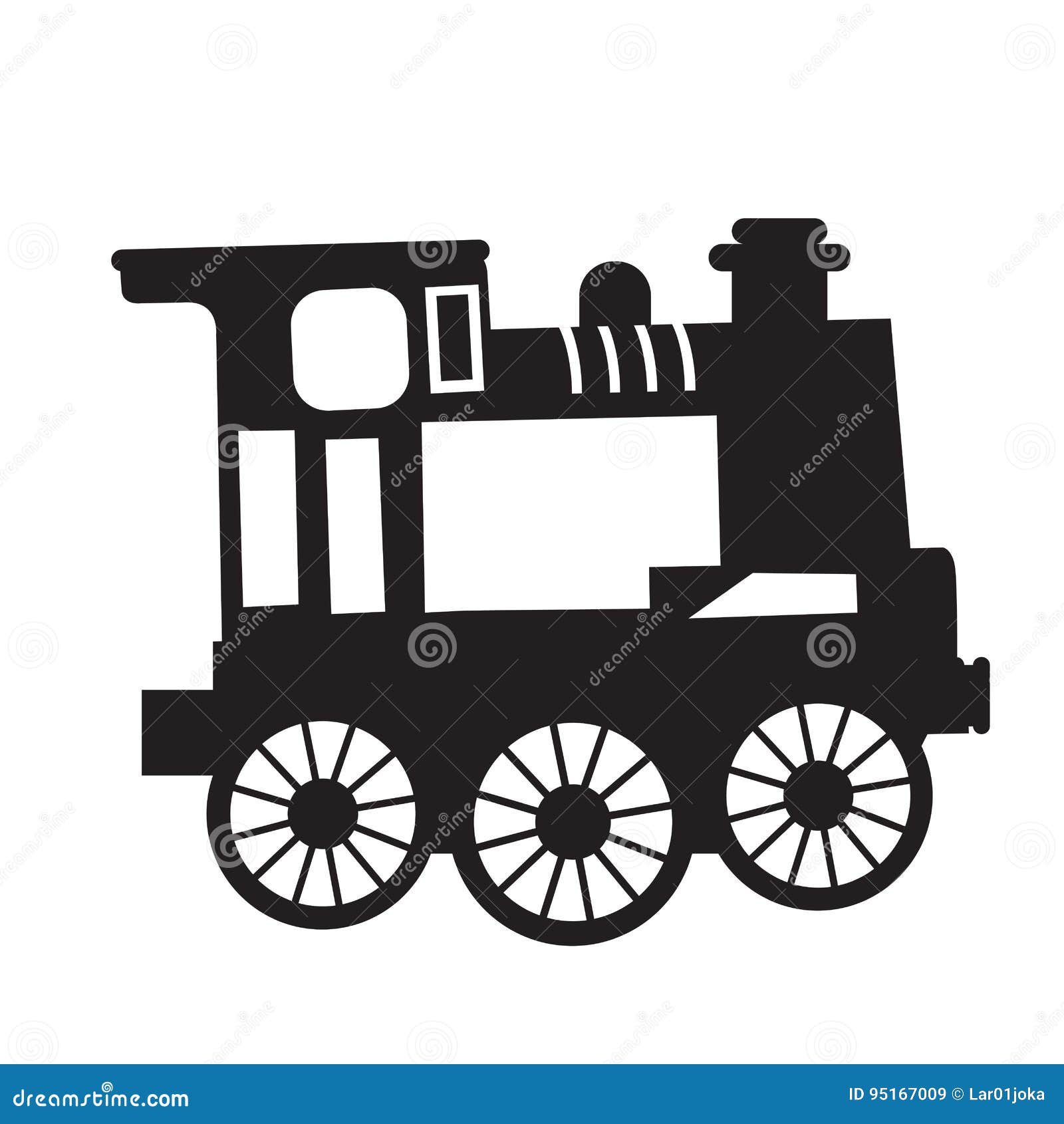 Isolated train toy stock vector. Illustration of clipart 95167009