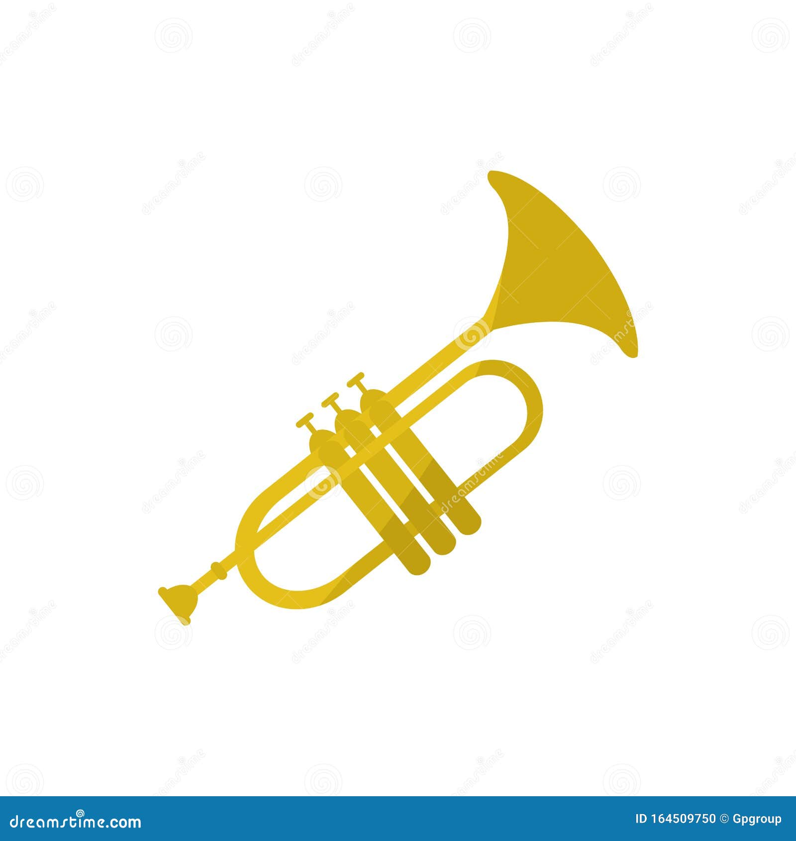 Isolated Trumpet Instrument Vector Design Stock Vector - Illustration ...