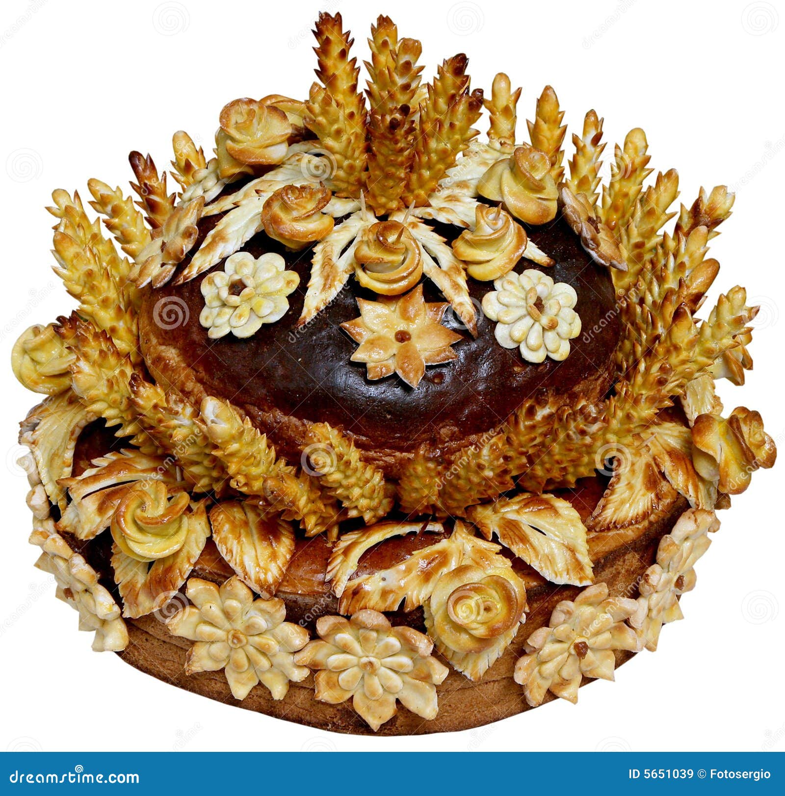 Isolated Ukrainian Festive Bakery Holiday Bread 9 Stock Image Image