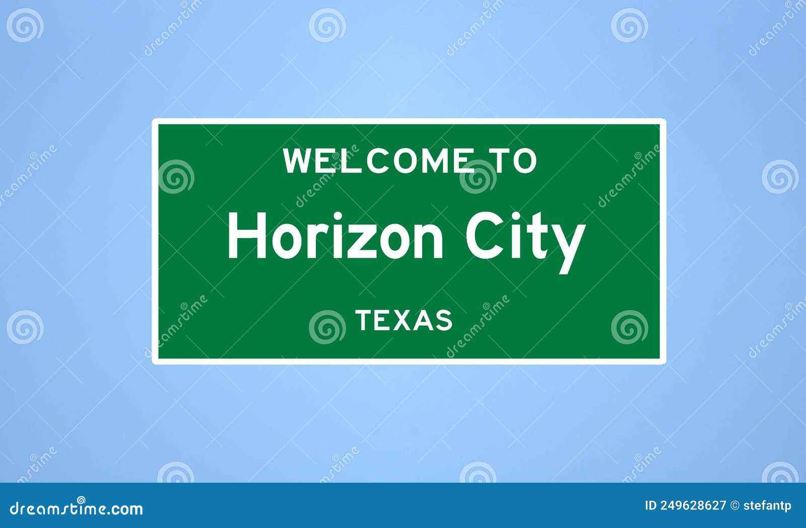 Horizon City, Texas City Limit Sign. Town Sign from the USA Stock  Illustration - Illustration of sign, states: 249628627
