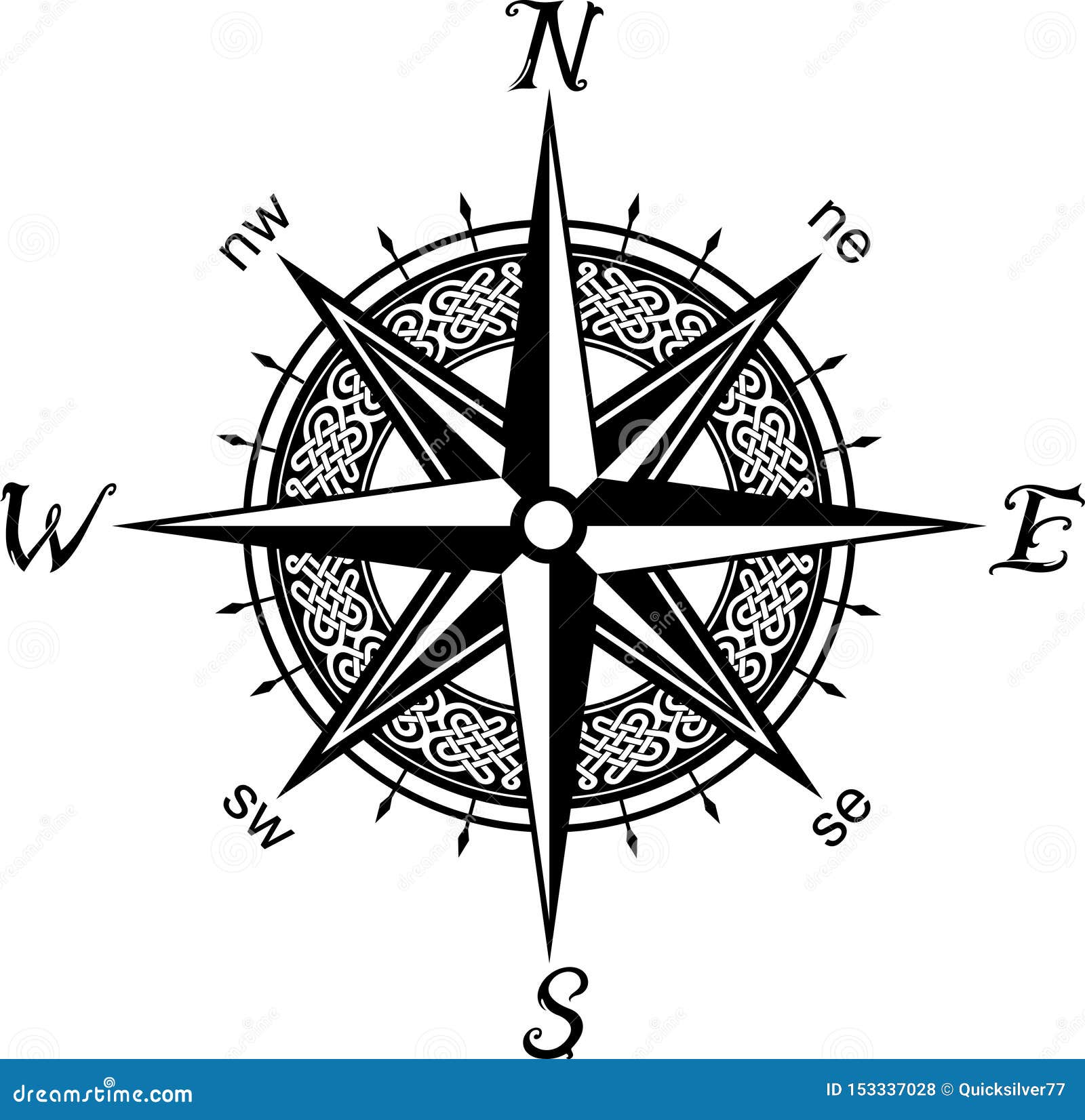 DESIGNSCAPE® Wall Tattoo Directions Compass Wall Tattoo Black Size: Medium  (90 x 90 cm) : Amazon.de: DIY & Tools