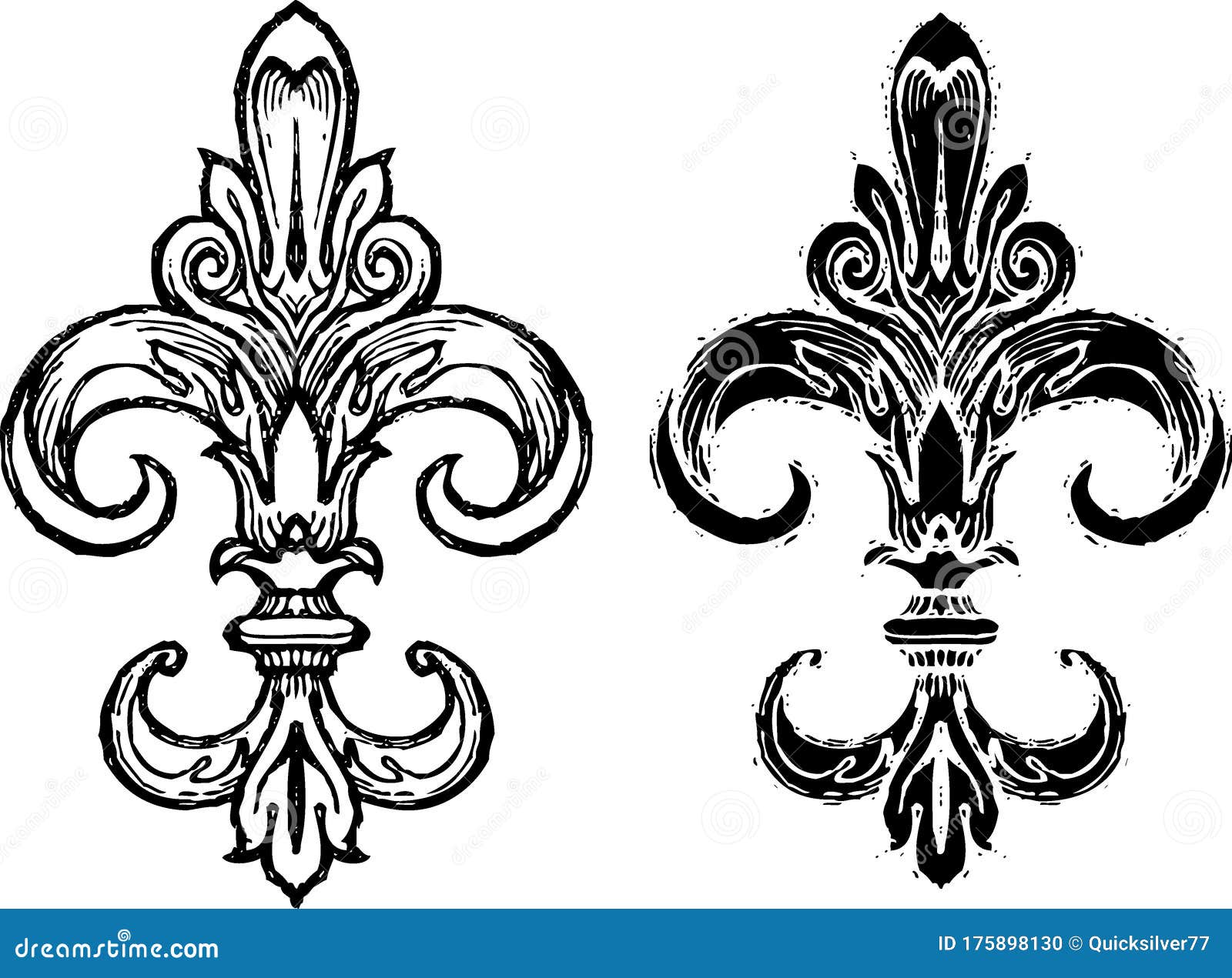 Fleur de Lys - Traceable Heraldic Art