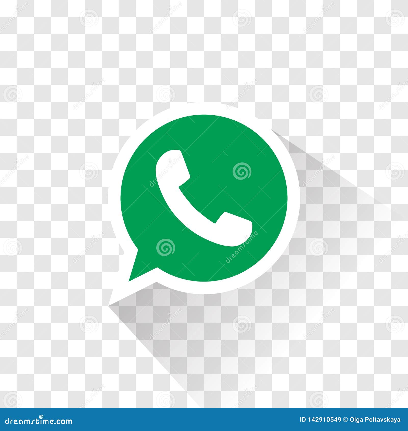 Isolated Whatsapp Logo Vector Illustration Whatsapp Icon Editorial