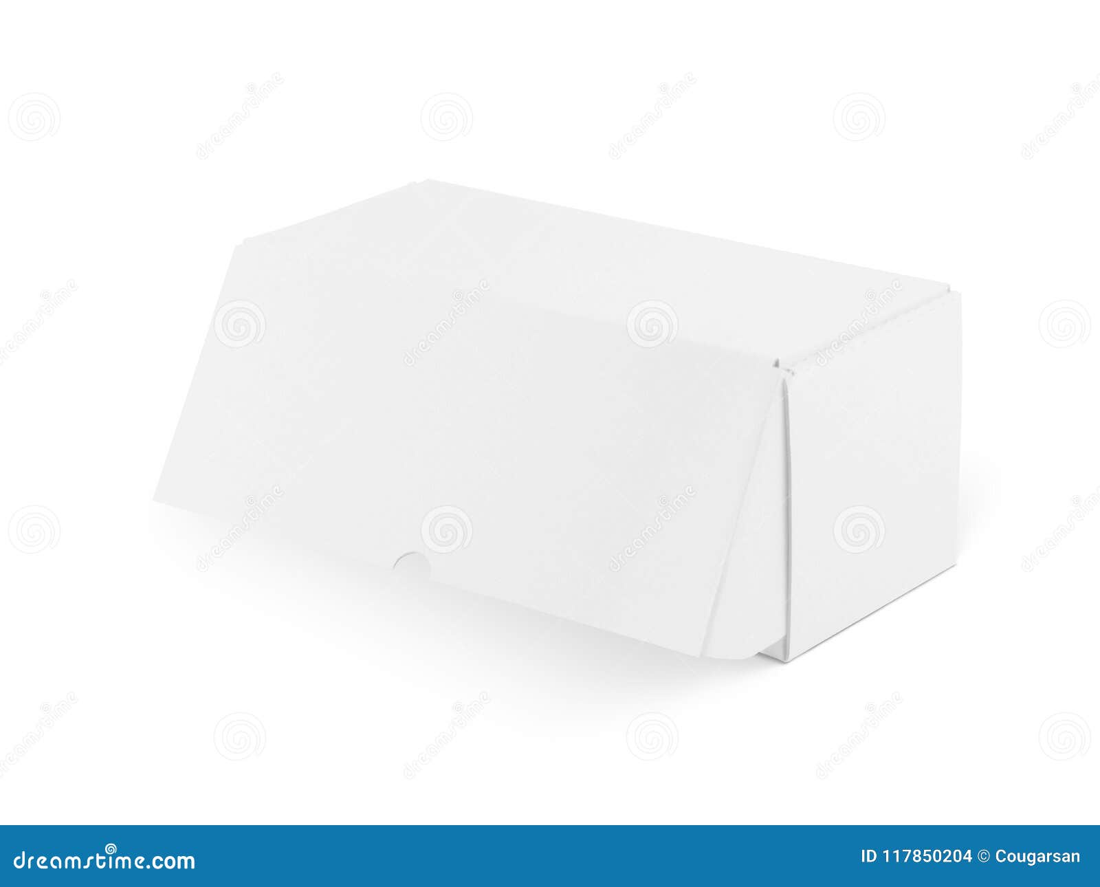 Download Isolated White Packaging Box For Branding Mockup Stock ...