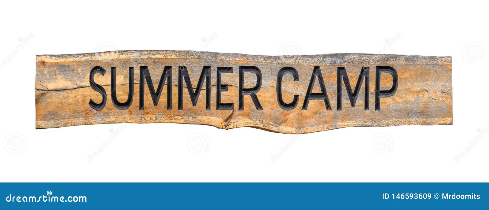  wooden summer camp sign