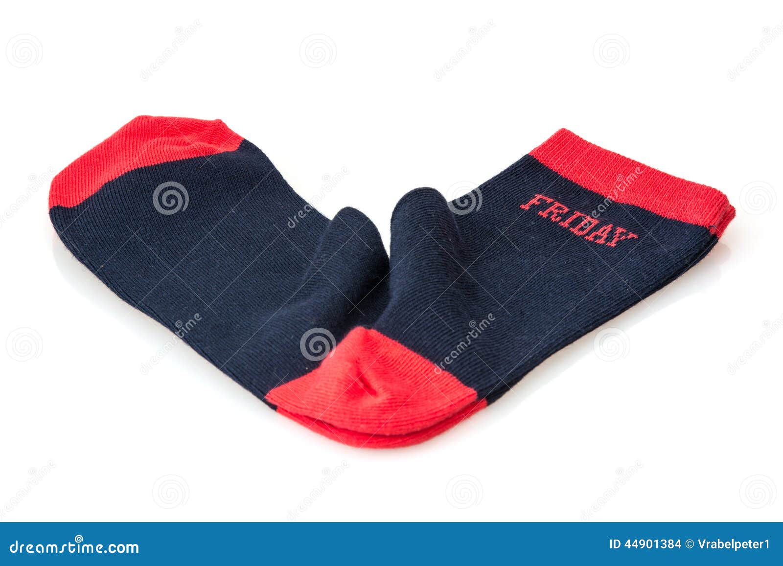 Isolated Wool Socks with Inscription FRIDAY Stock Photo - Image of ...