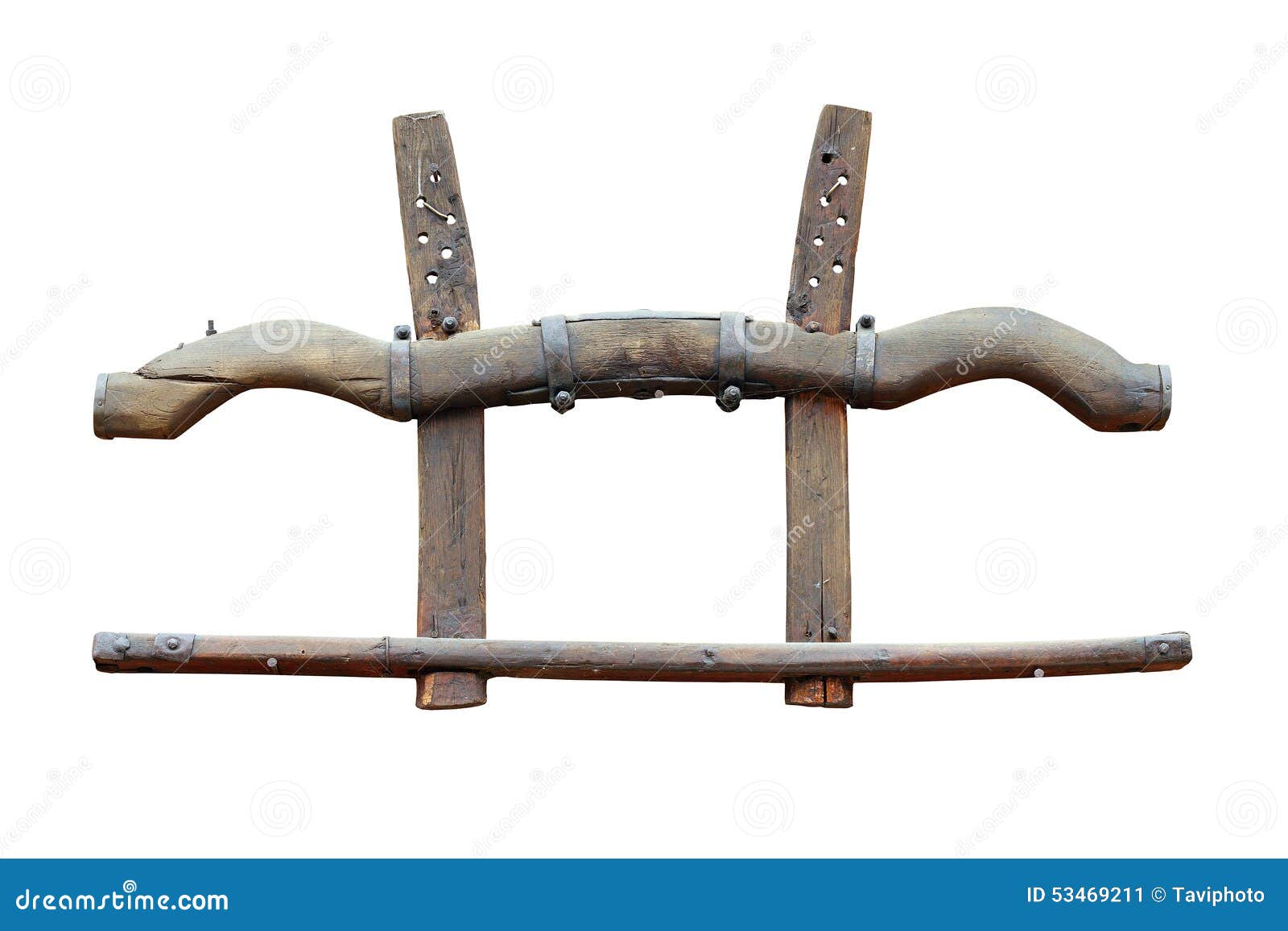 Isolated yoke stock image. Image of work, pull, isolated 53469211