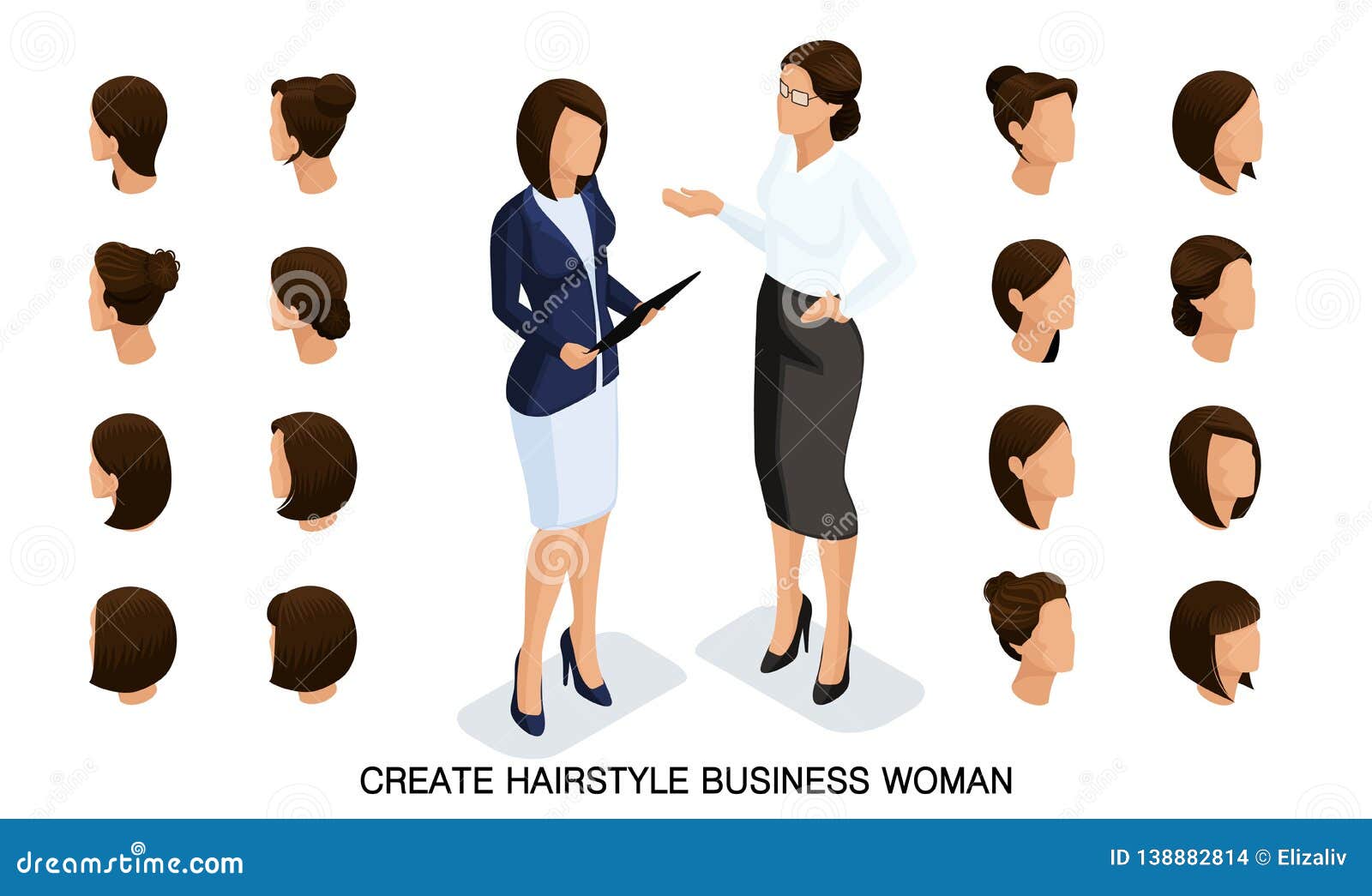 Hairstyle Businesswoman Royalty Free SVG Cliparts Vectors And Stock  Illustration Image 49263842