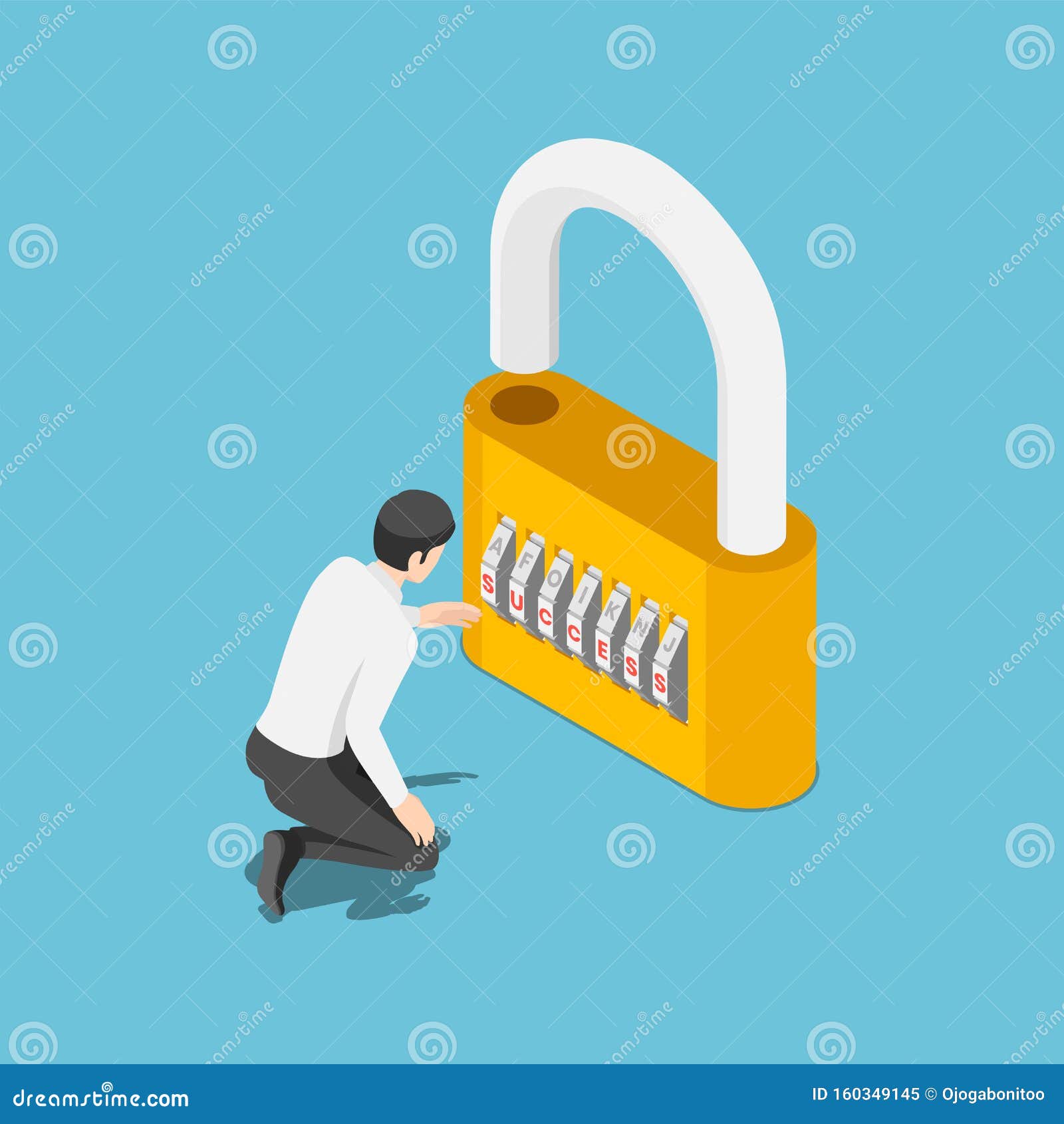 Isometric Code Of Conduct Concept With Business Man Standing Together ...