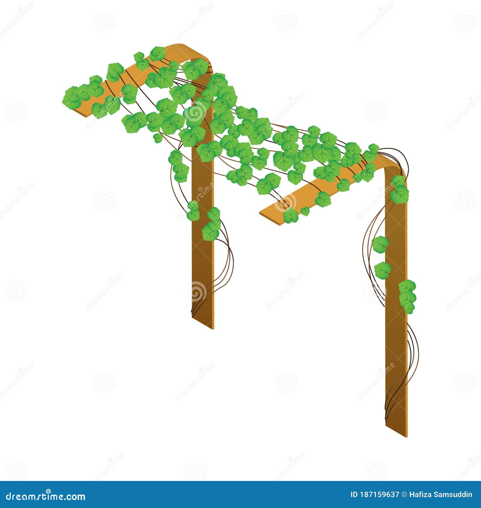 Isometric Creepers. Vector Illustration Decorative Design Stock Vector