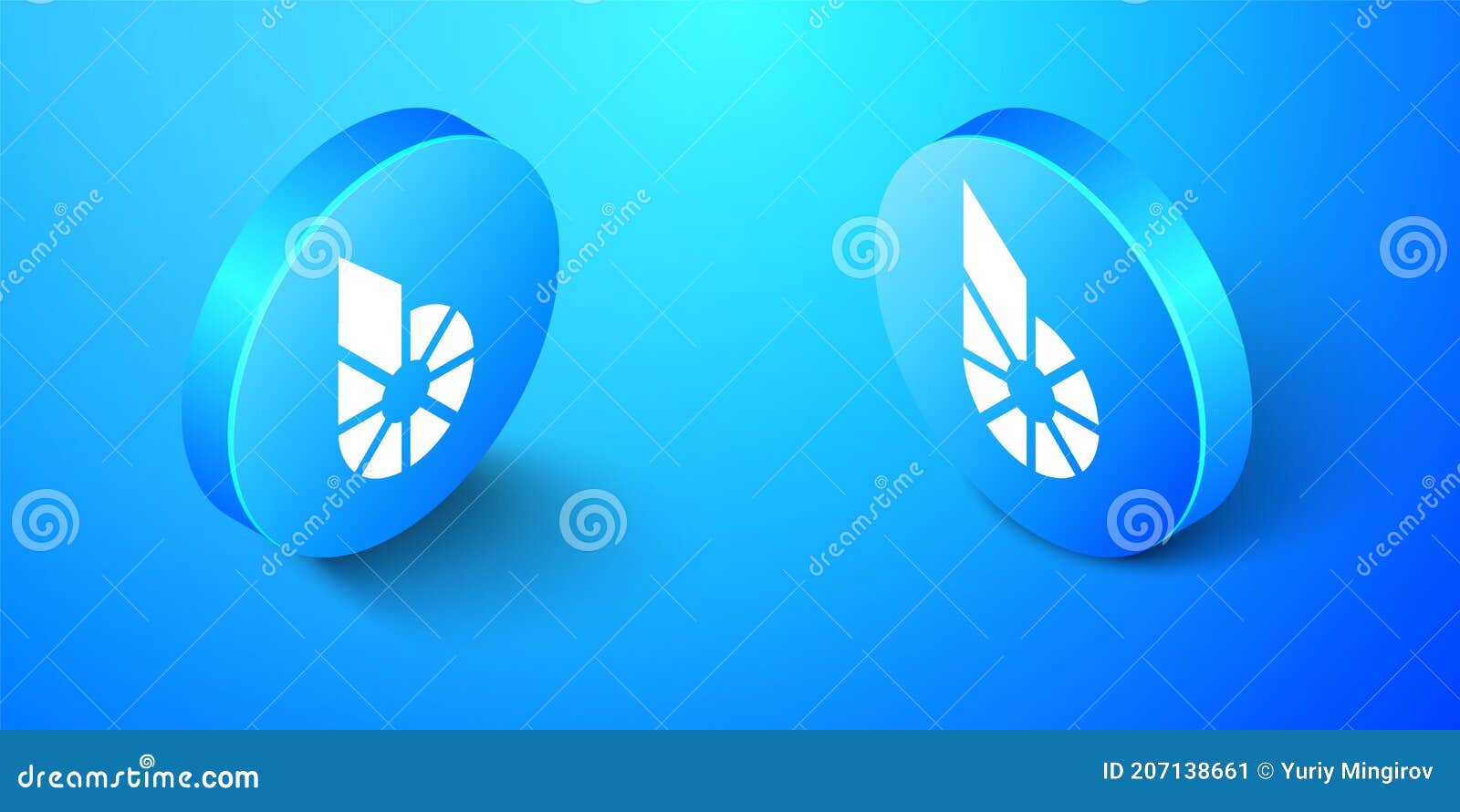 Isometric Cryptocurrency Coin Bitshares BTS Icon Isolated ...