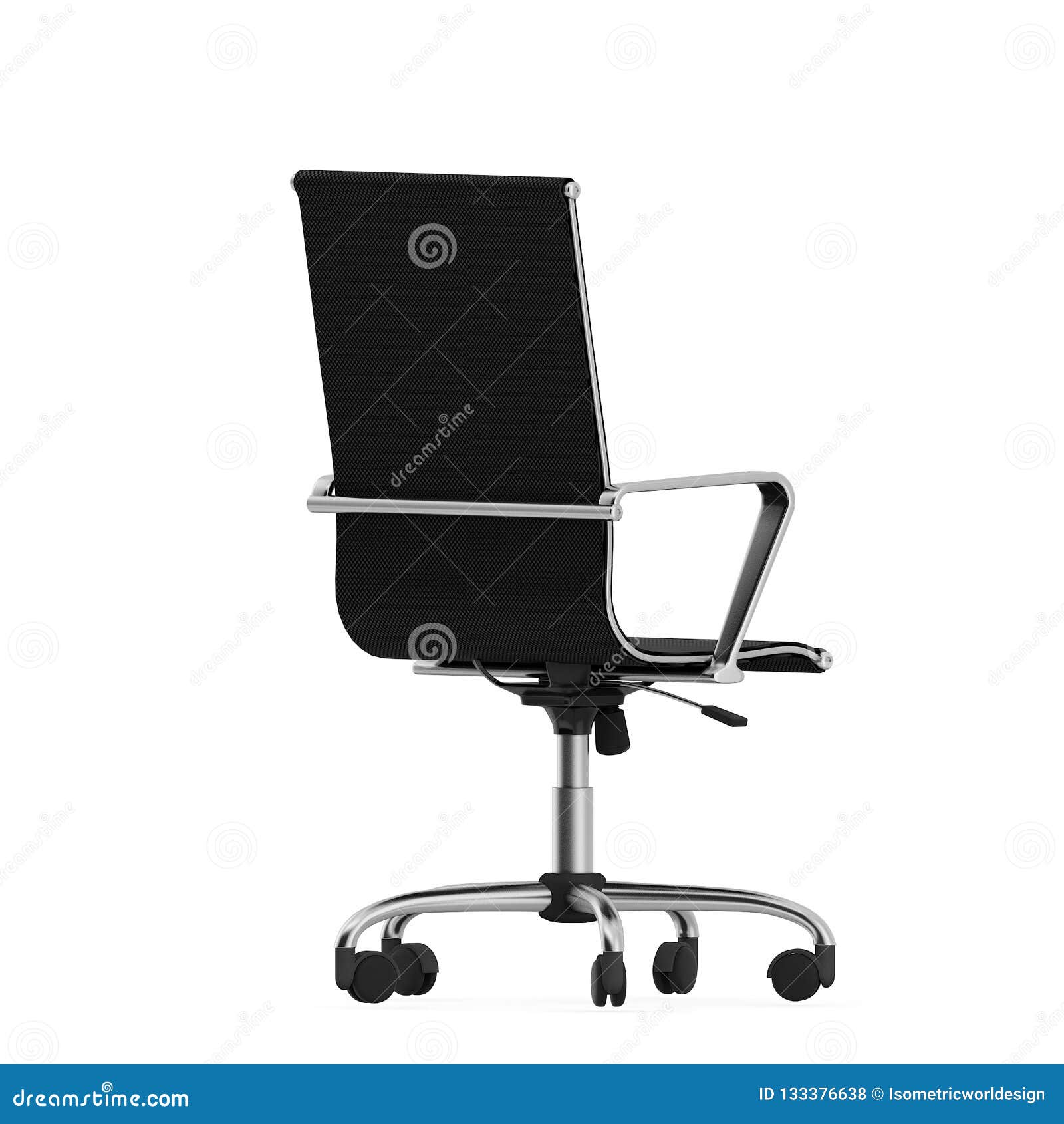 Isometric Chair 3d Rendering Stock Illustration
