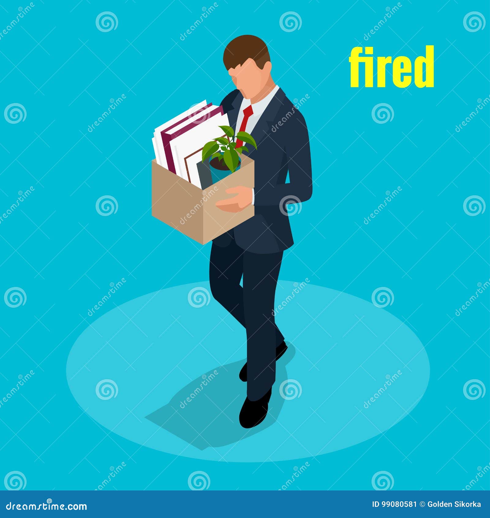 DISMISSED stock illustration. Illustration of ousted - 86703737