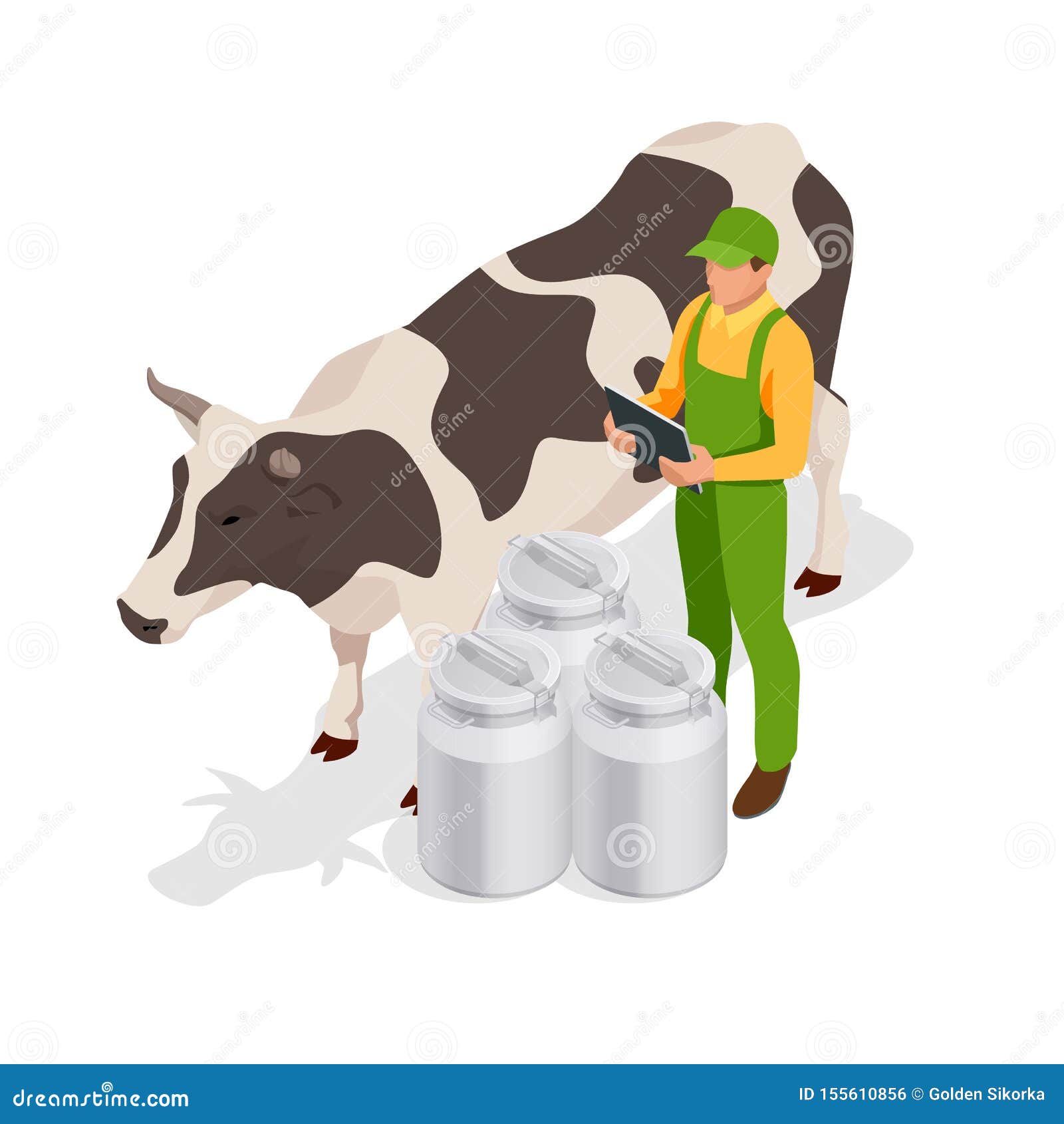 dairy farm set