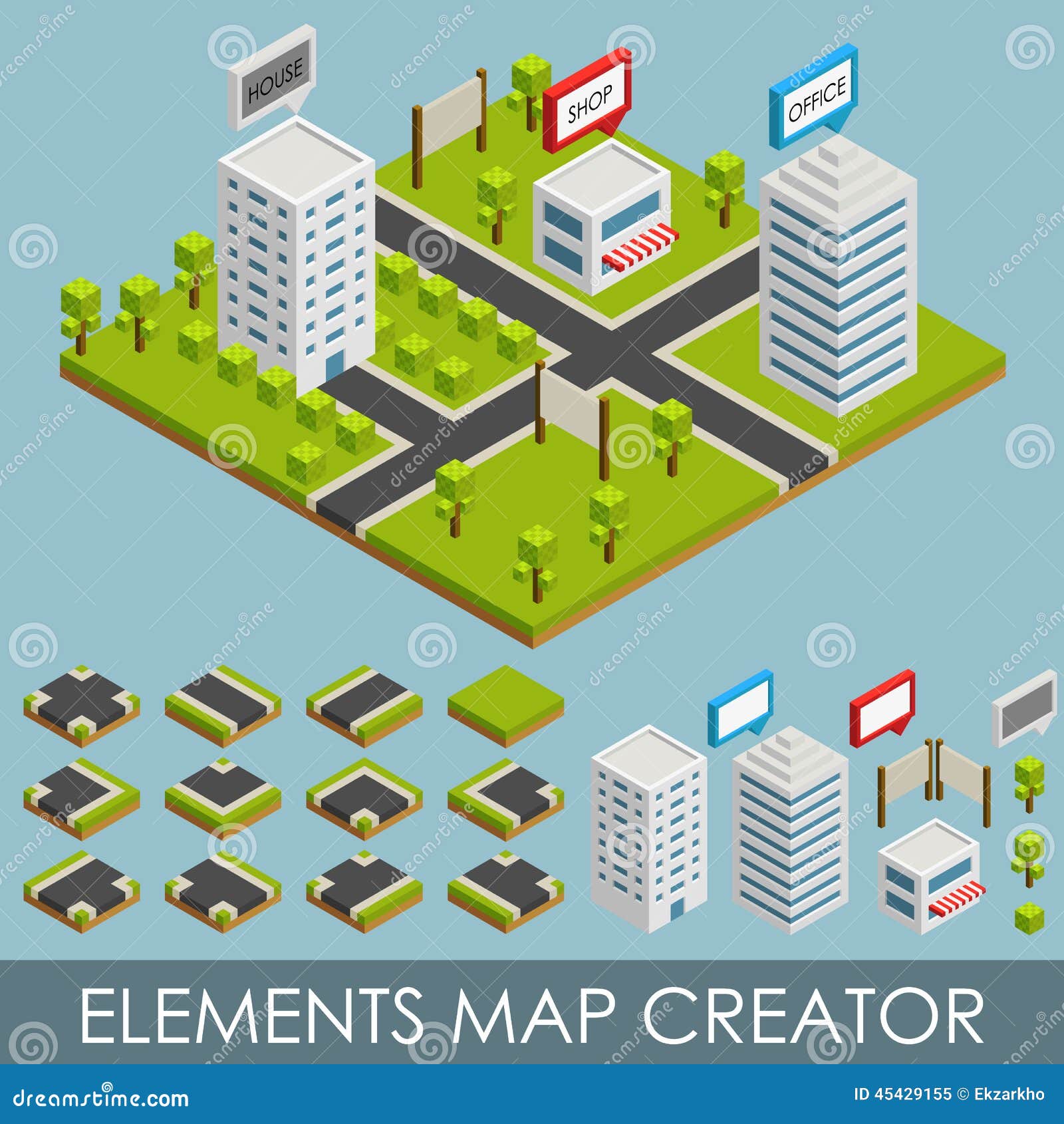vector map generator isometric elements map creator stock vector image 45429155 vector map generator isometric elements map creator stock vector image 45429155