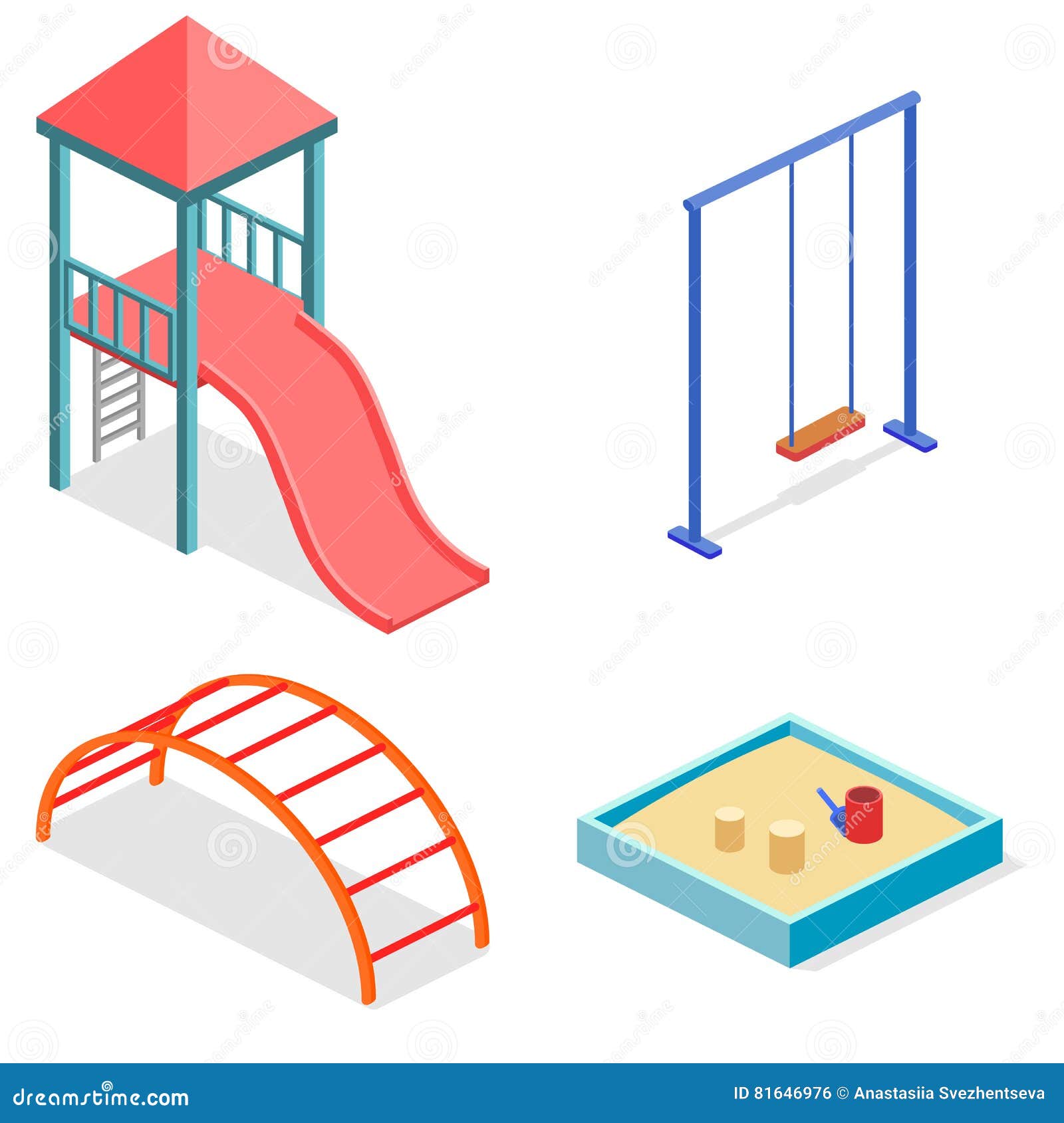 Playground 3d hi-res stock photography and images - Alamy