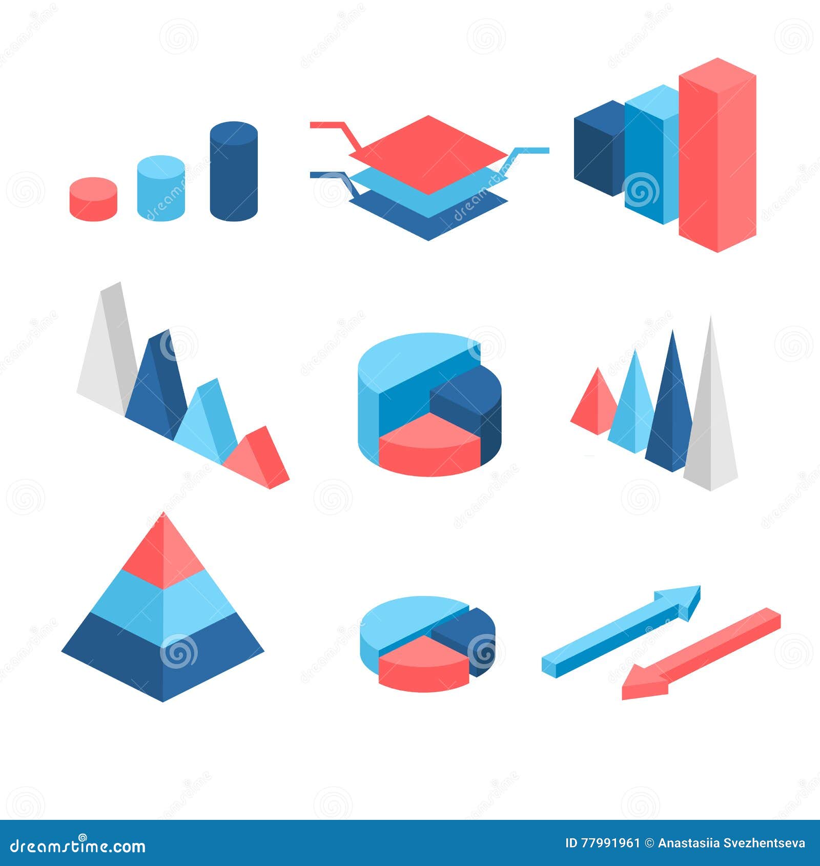 Isometric Pie Chart