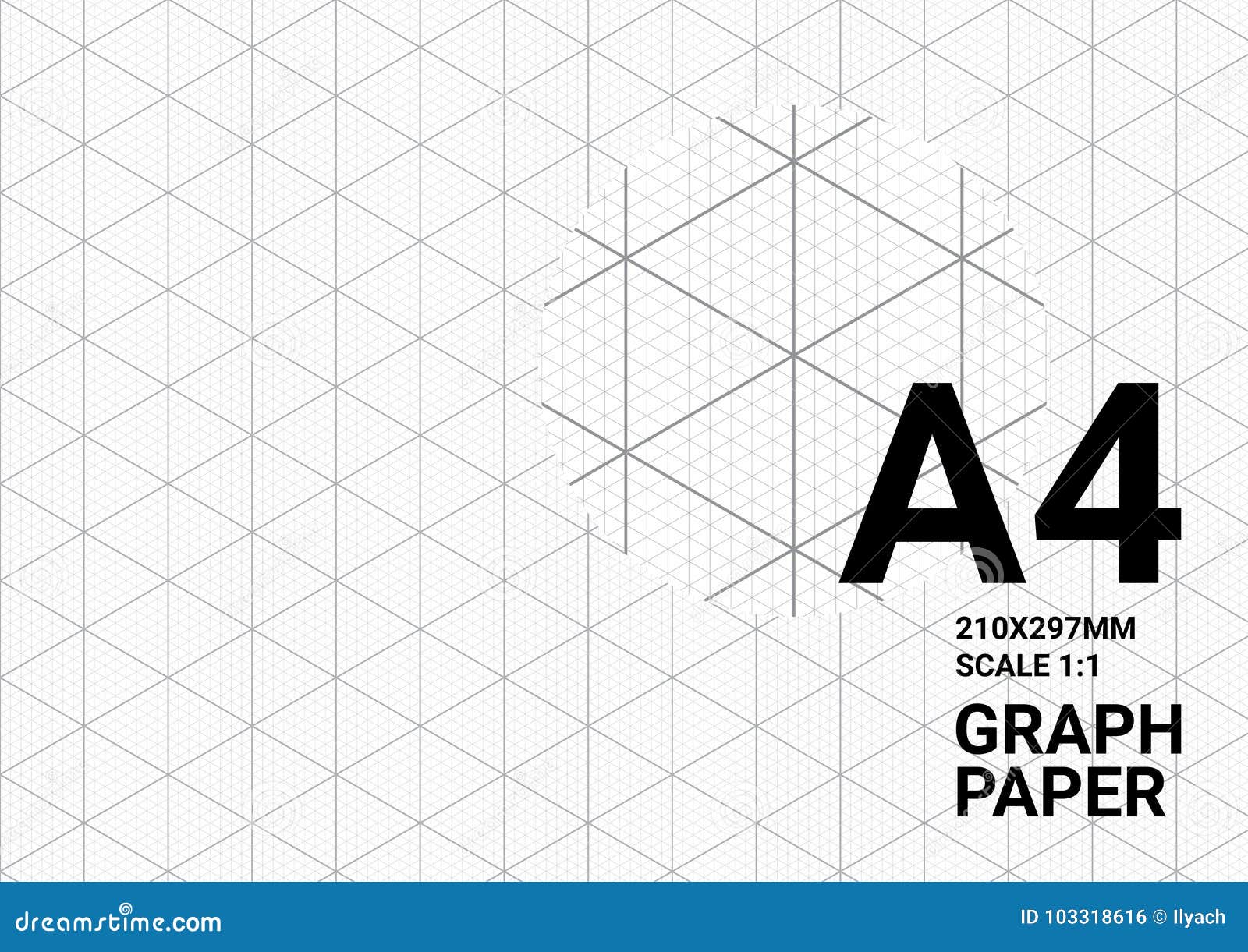 isometric graph paper background with plotting triangular and hexagonal ruler guide line grid texture for engineering mechanical stock vector illustration of millimeter line 103318616