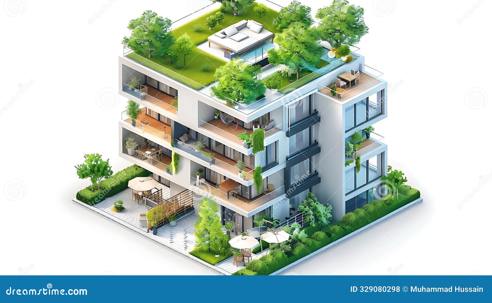 Luxe Textured Finishing Luxury Eco Friendly Apartment Complex photo