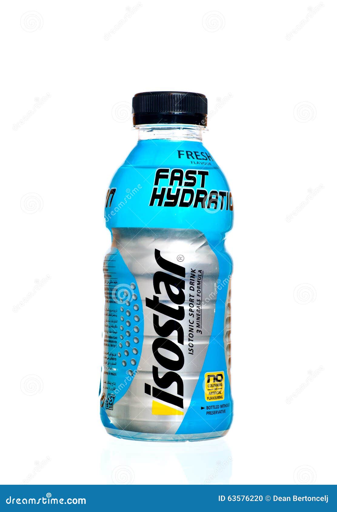 Isostar drink editorial image. Image of blue, flavor - 63576220