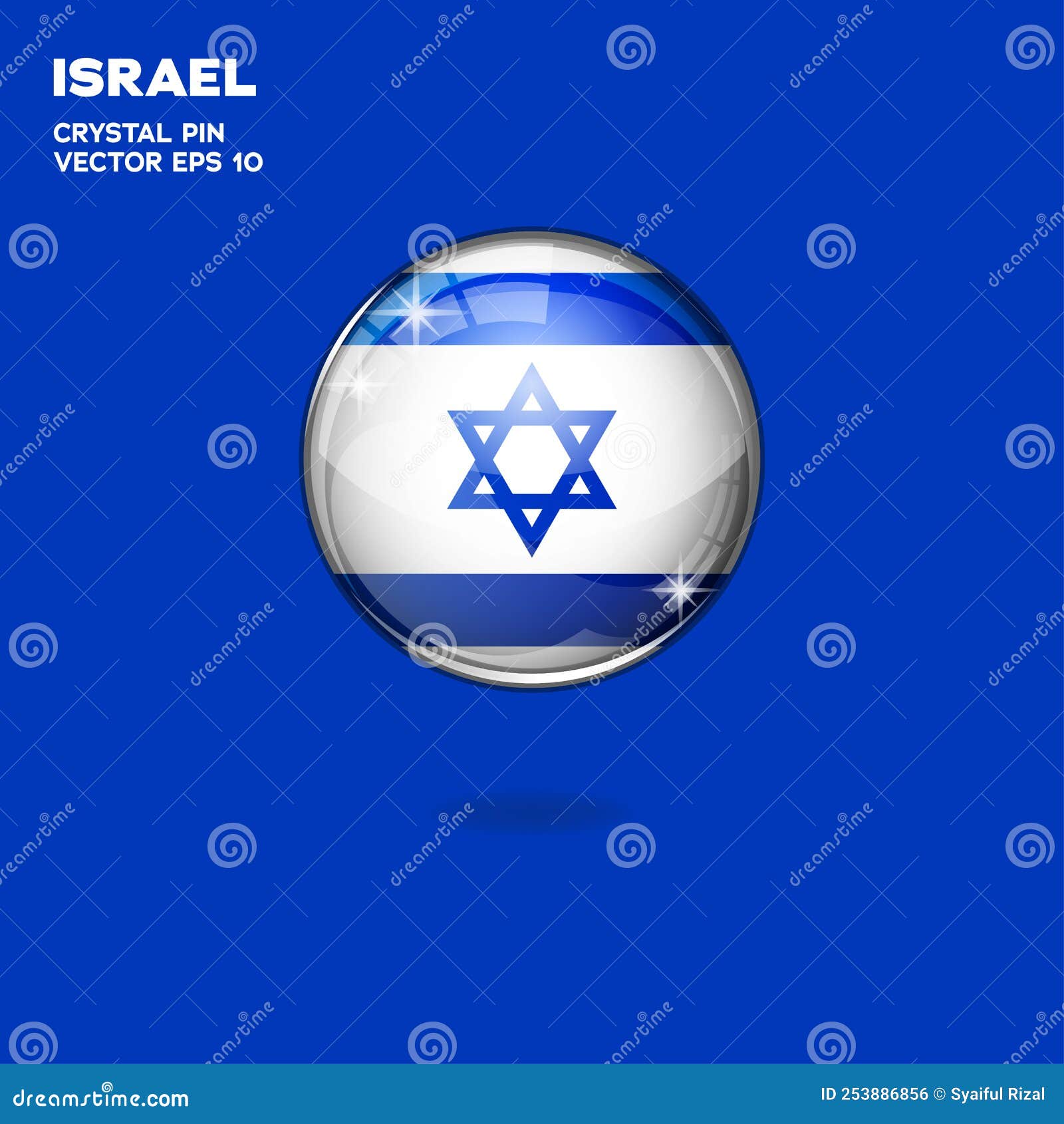 Drapeau Israel Stock Illustration