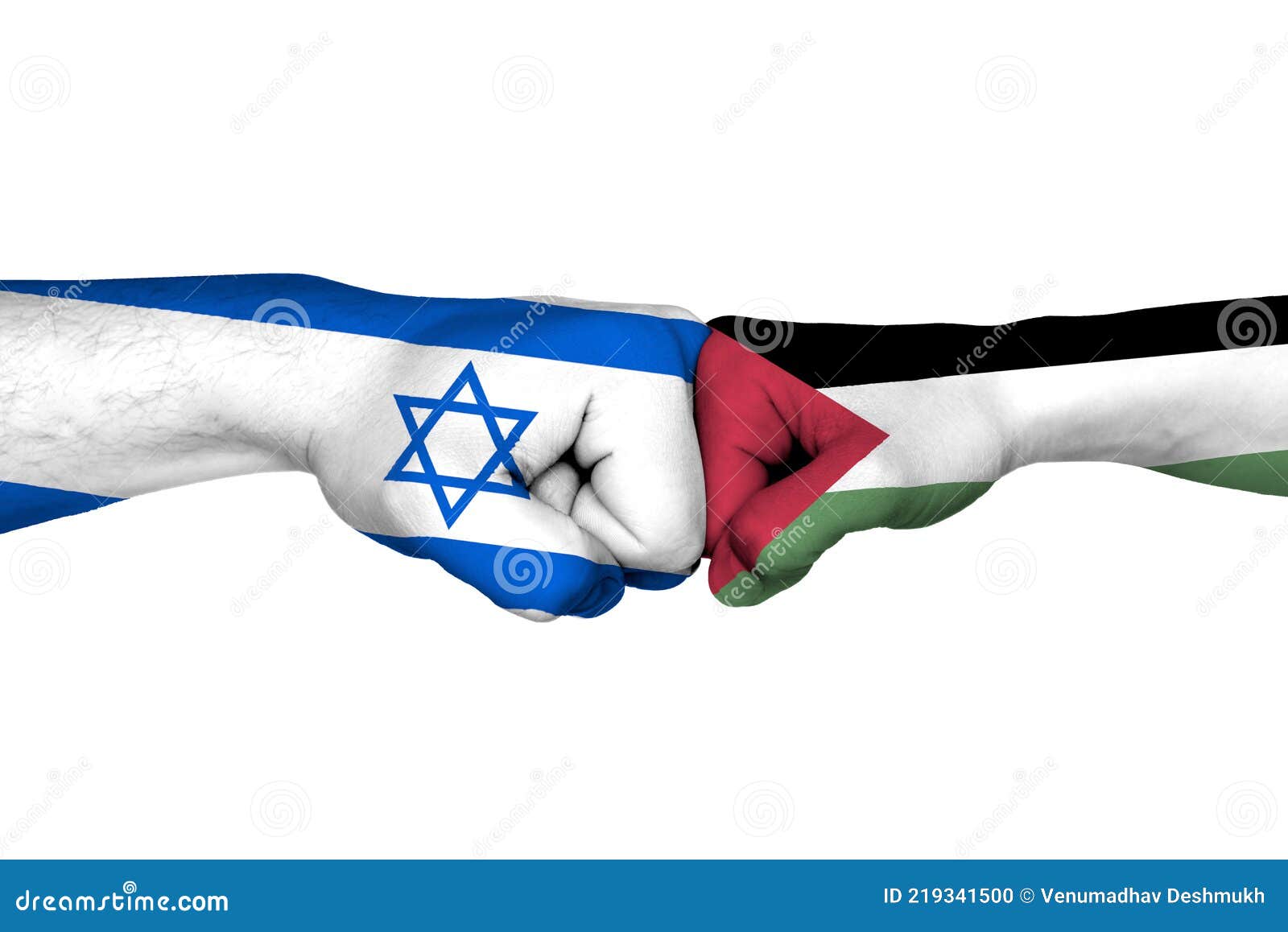 Israel - Palestine Relations Concept. Flags of Israel and Palestine ...