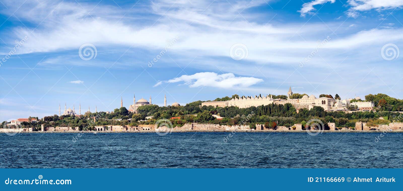 istanbul in panoramic view