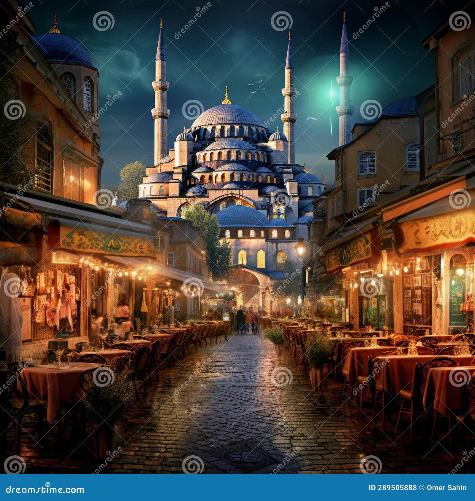 istanbul's vibrant energy: iconic landmarks and lively turkish market