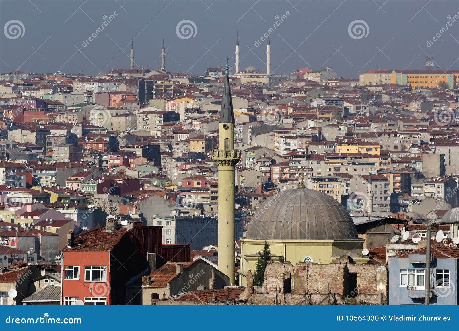 Istanbul, Turkey, City View Stock Photo Image of building, place