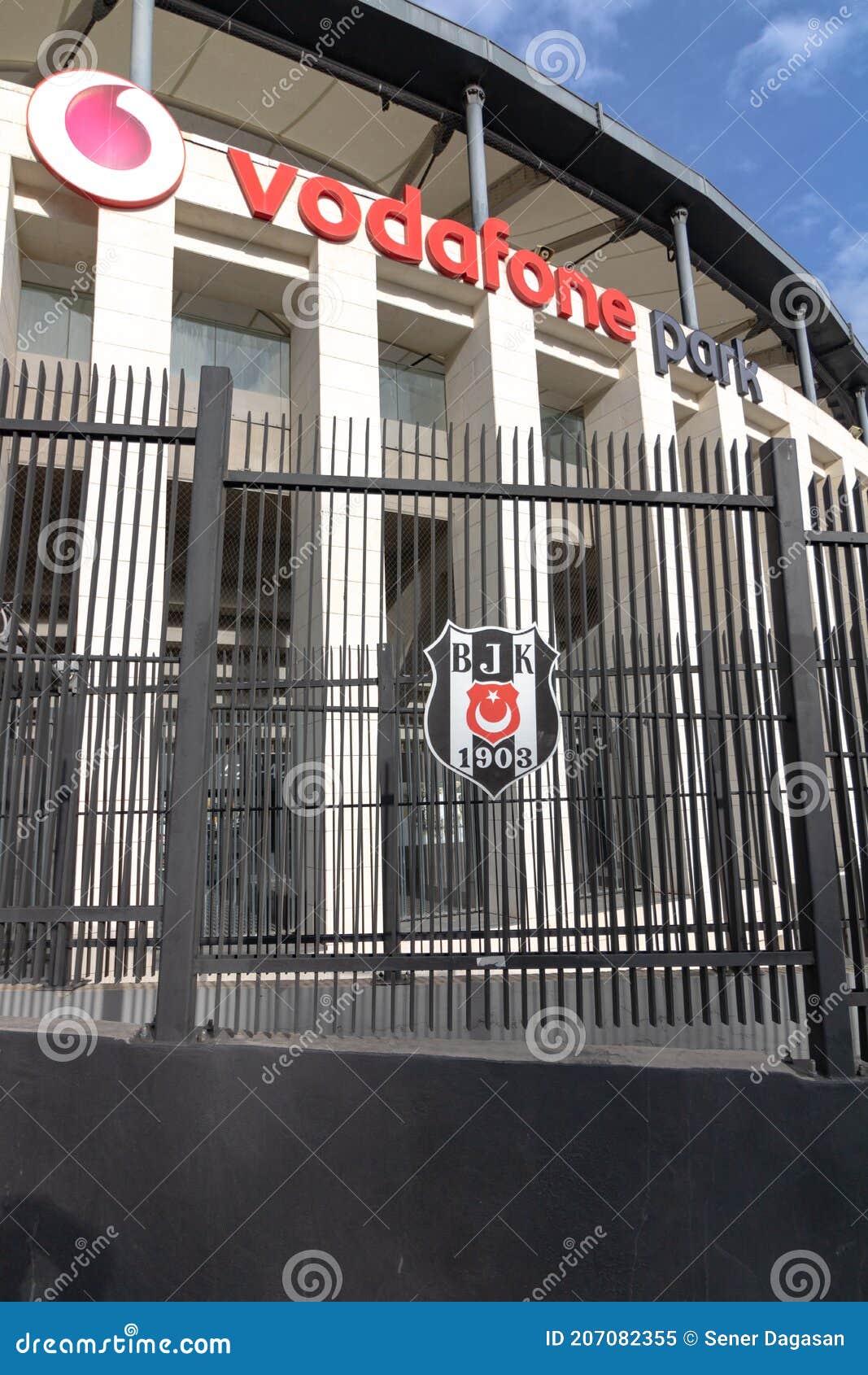 Crest of Besiktas JK on the Fences of Vodafone Park Editorial Image - Image  of park, football: 207082355