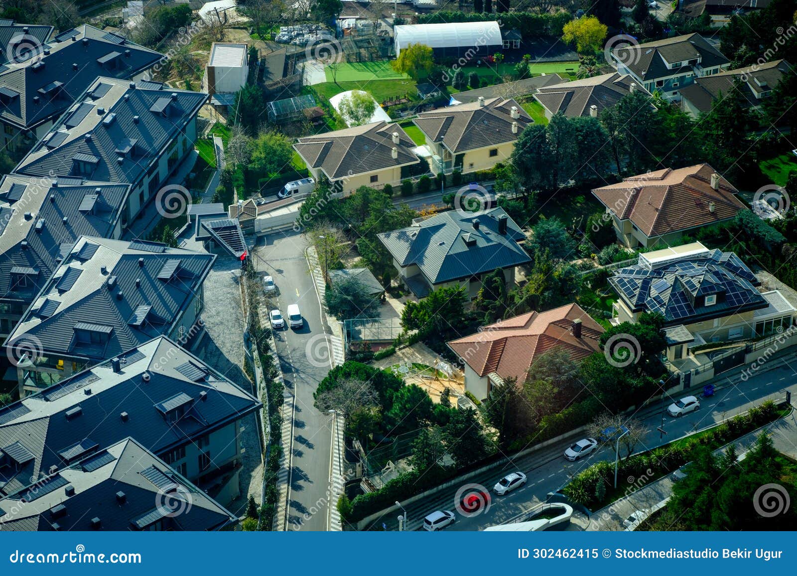 istanbul, turkey - december 23, 2023: aerial drone view kadikoy, fikirtepe, uzuncayir. ac?badem