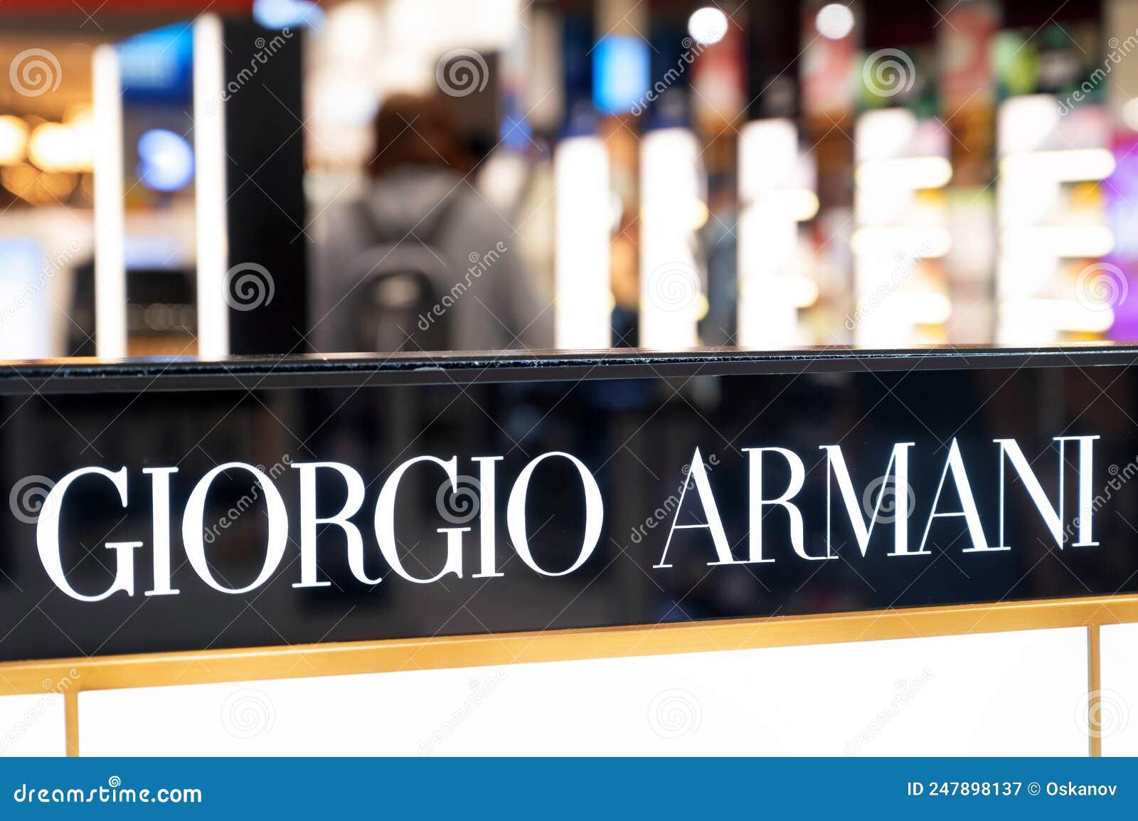 Istanbul, Turkey - January, 2022: Logo of Brand Giorgio Armani ...