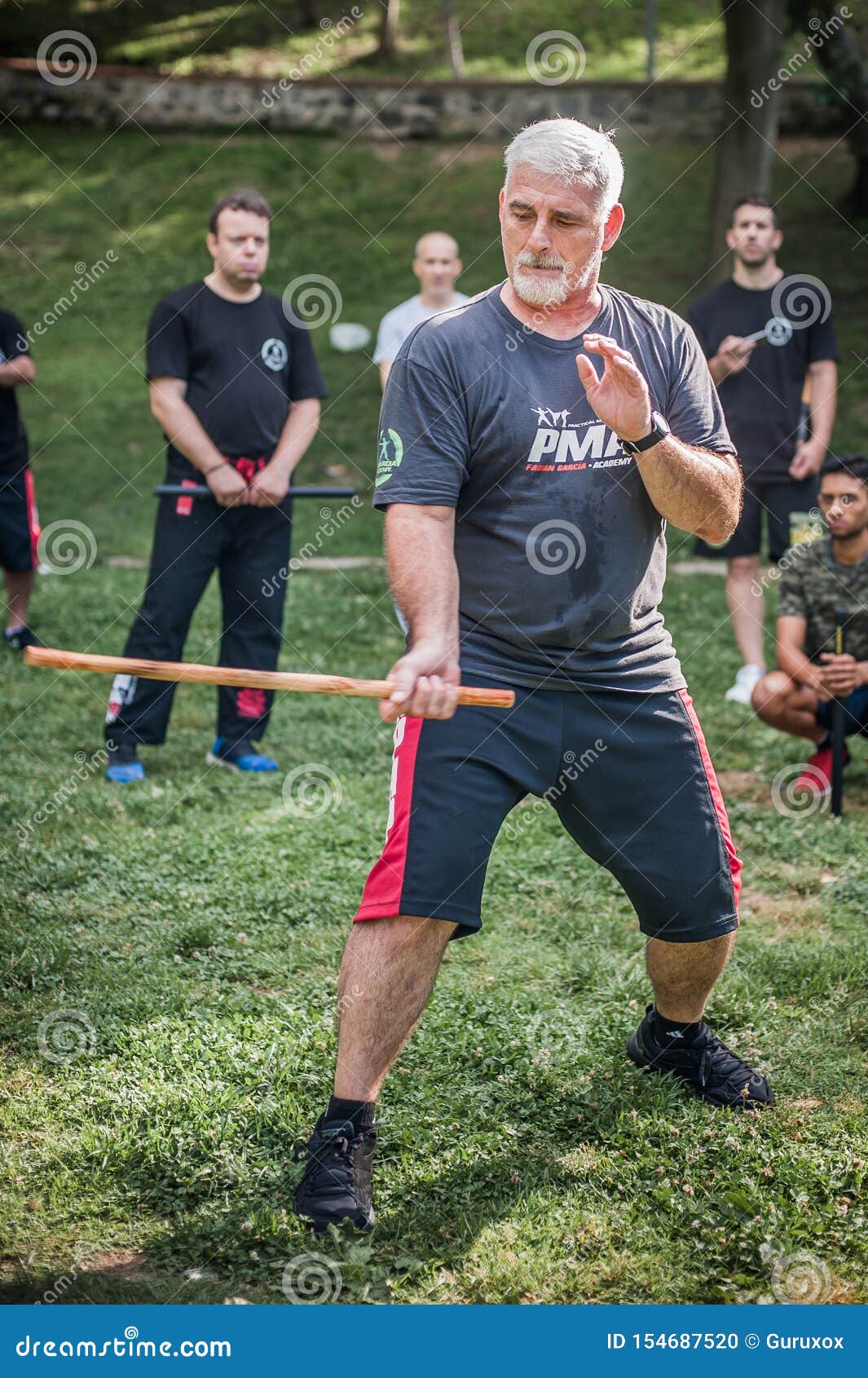 Kapap Instructor Fabian Garcia Demonstrates Filipino Escrima Stick