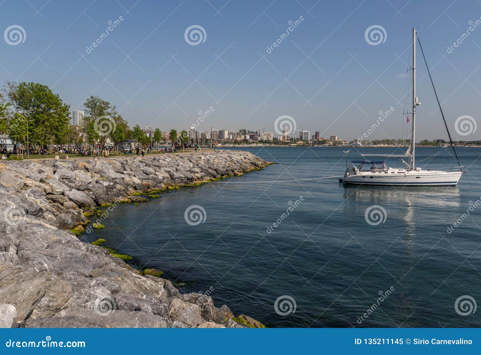 the moda district of istanbul. turkey