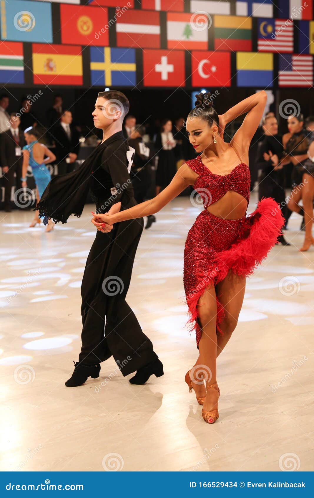 lomme Til fods At bidrage WDSF World Championship Latin Junior II Editorial Stock Image - Image of  dancing, dancers: 166529434