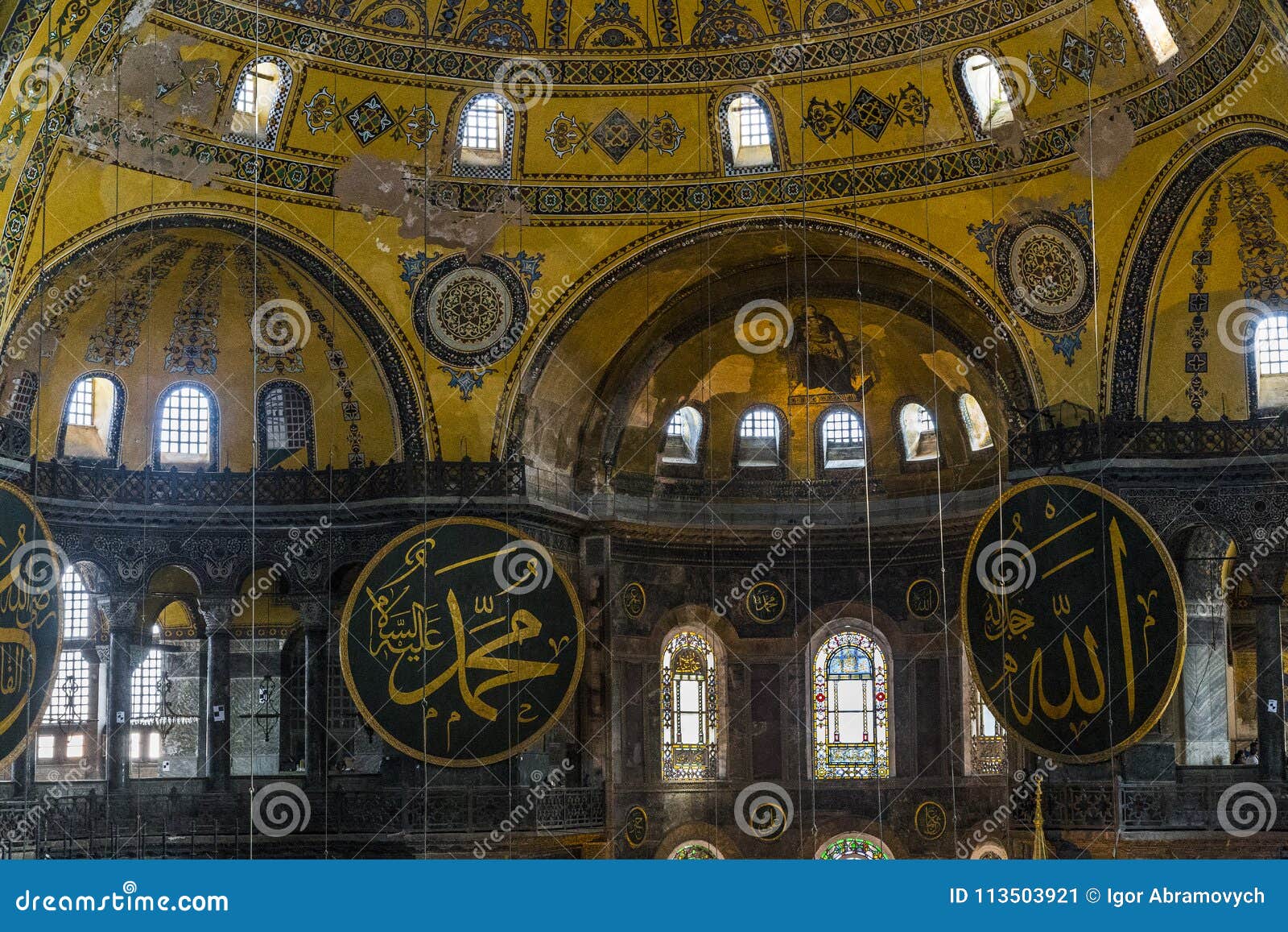 Interior Of Hagia Sophia Istanbul Editorial Photo Image