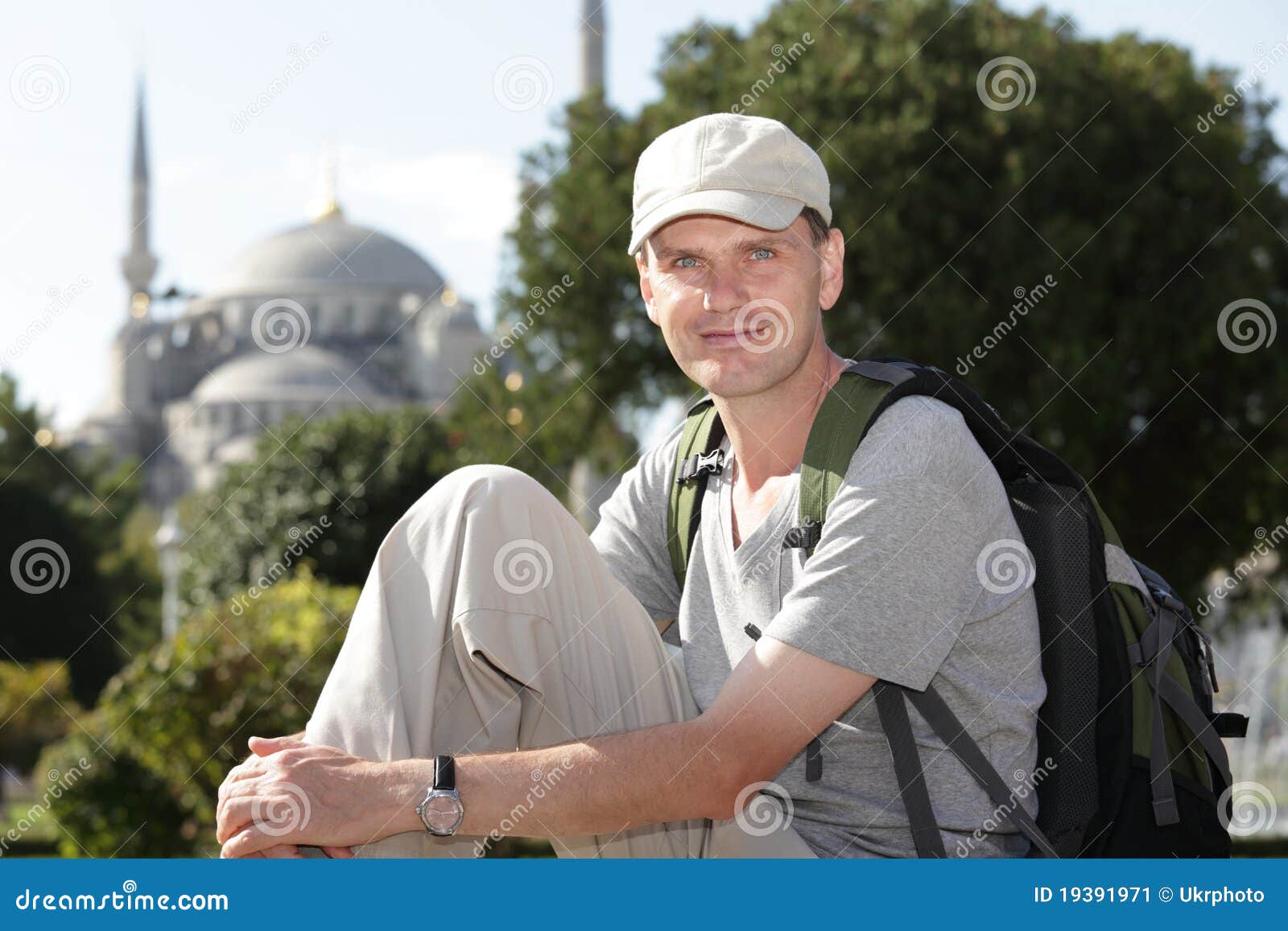Plecaka Istanbul turysta