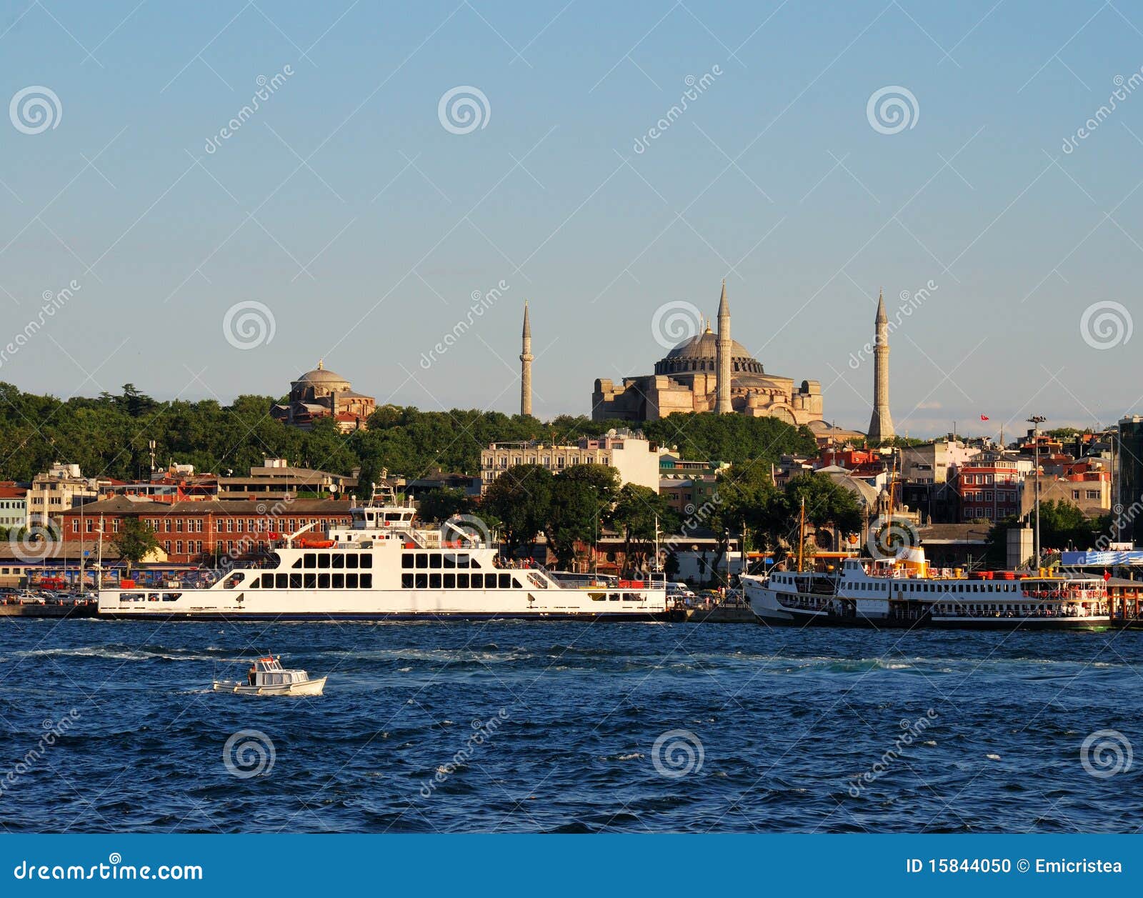 istanbul view of sultanahmet, hagia sophia