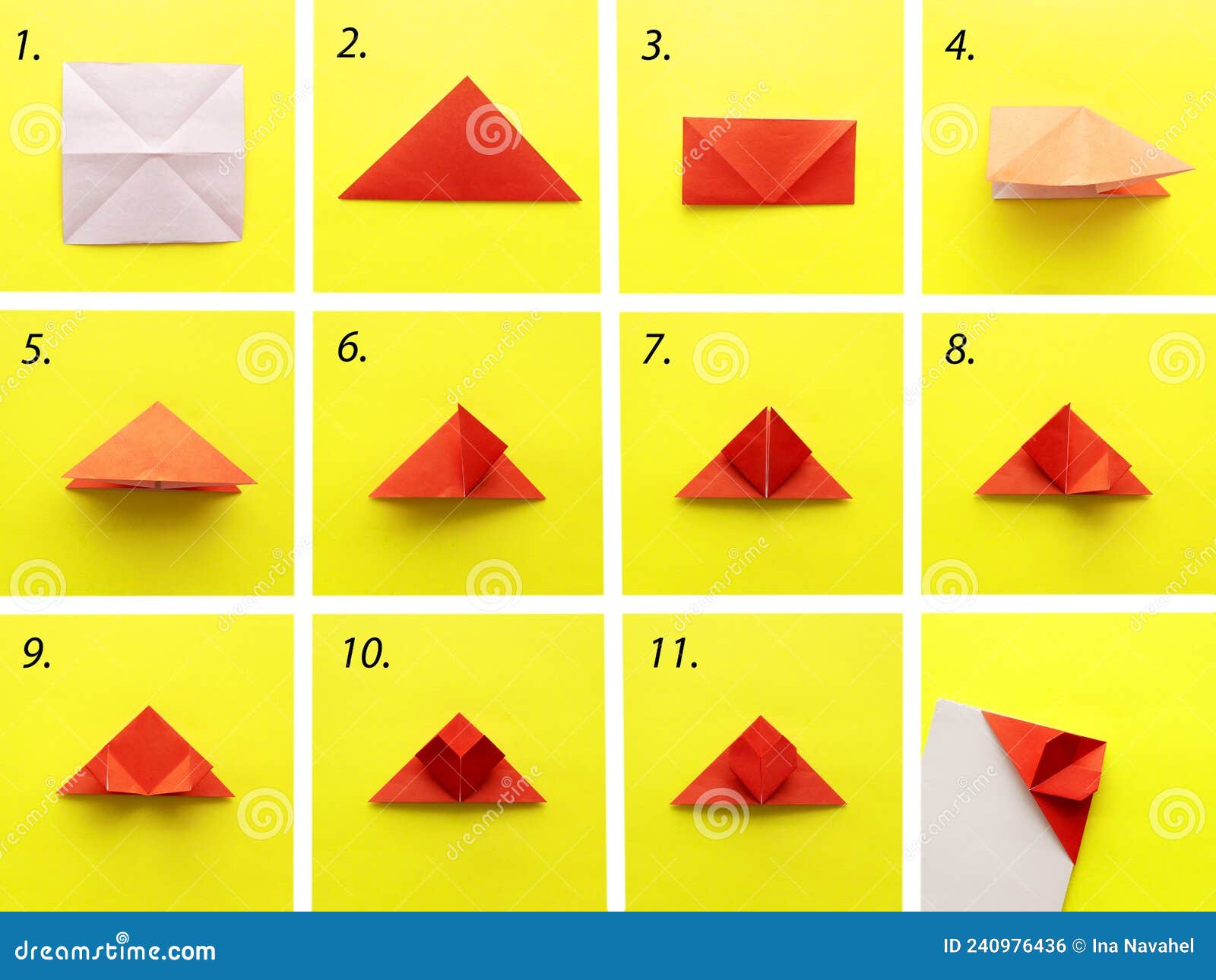 Istruzioni Dettagliate Su Come Rendere Gli Origami Più Facili. Idea