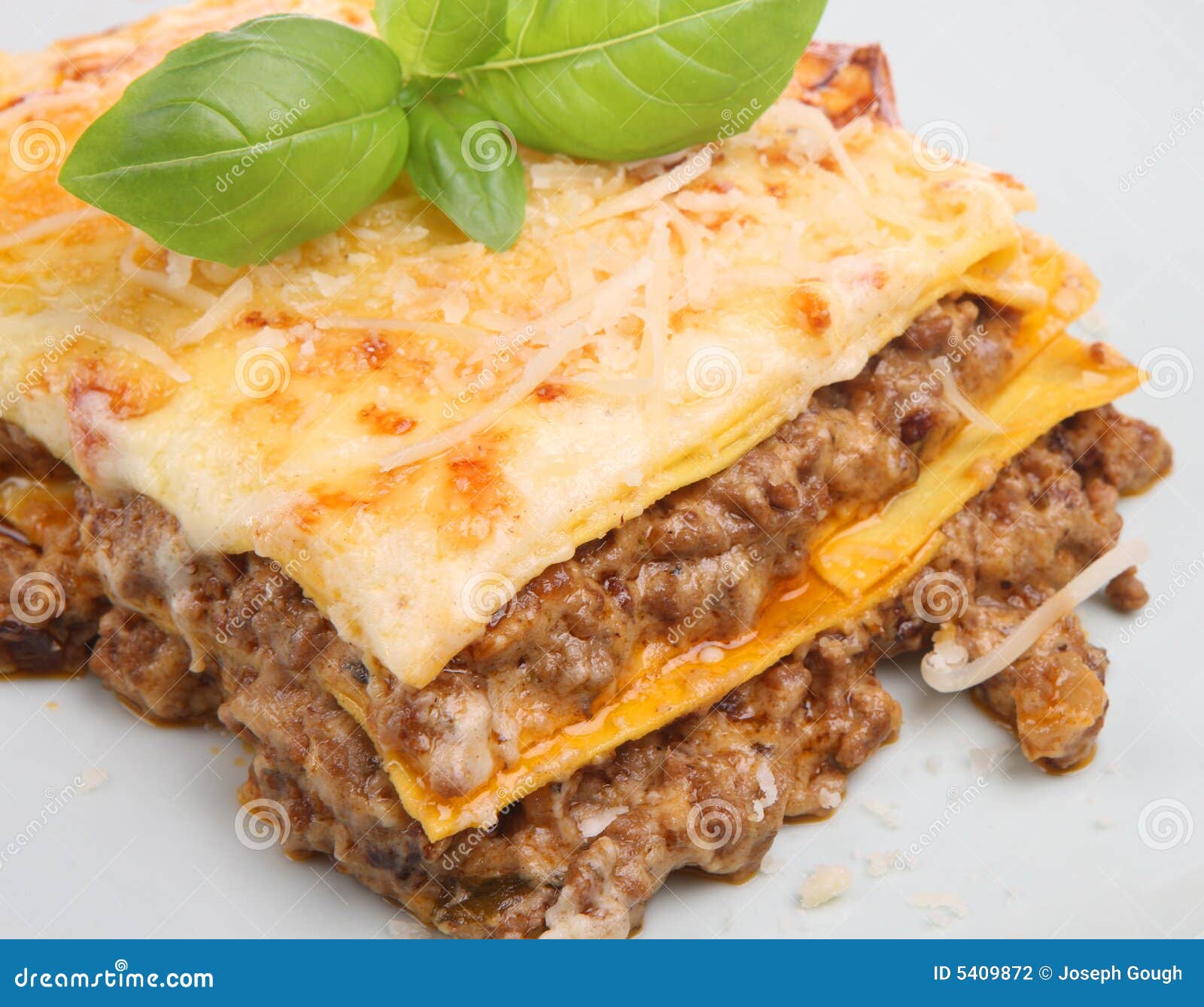Italian Beef Lasagna stock photo. Image of melted, slice - 5409872