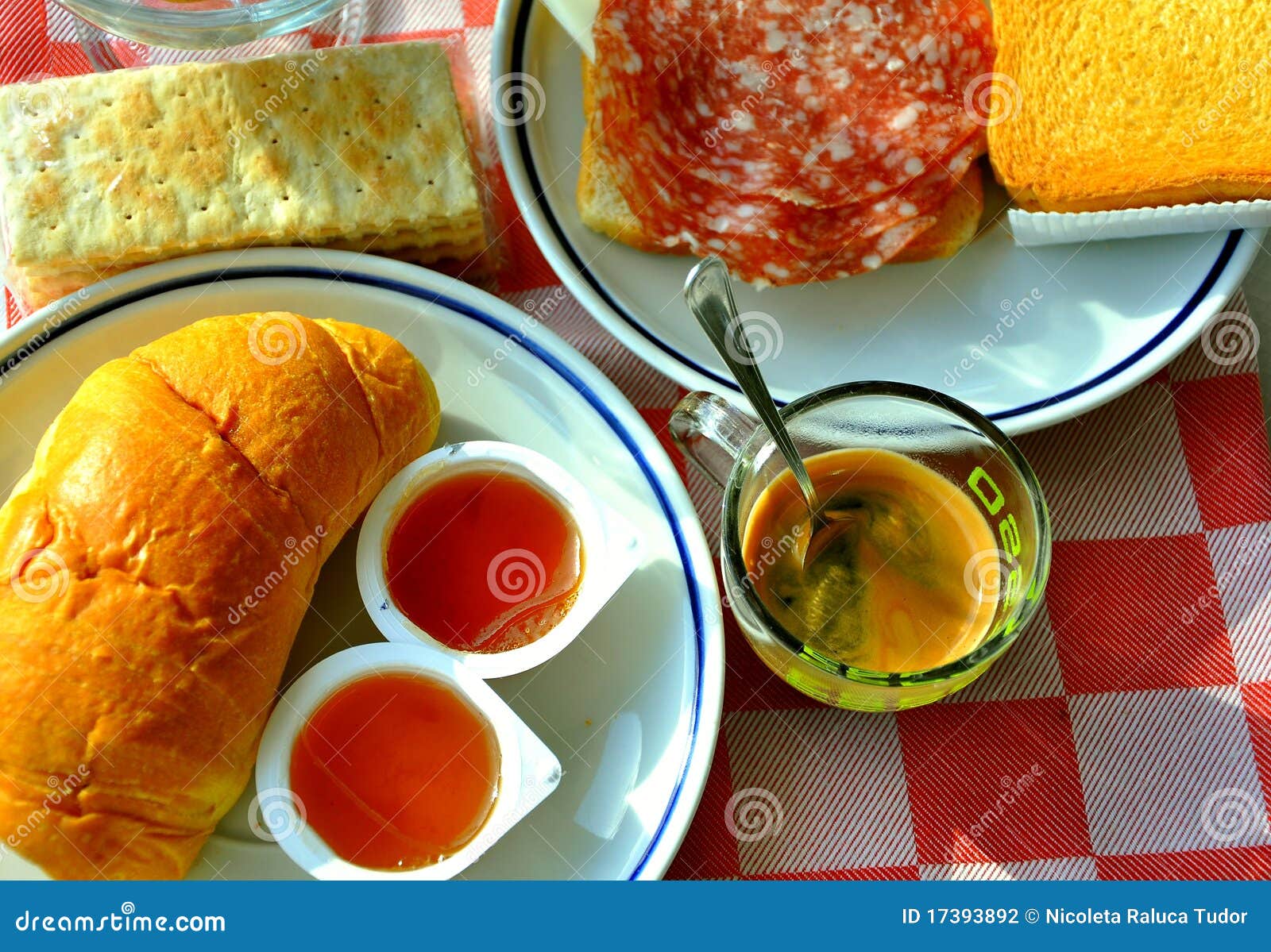 Italian breakfast stock photo. Image of blackberry, cafe 17393892