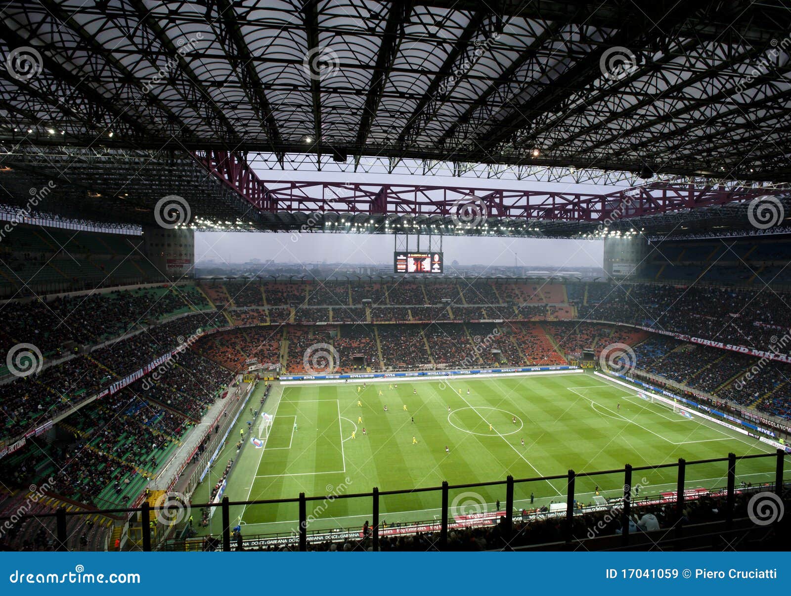 Italian Championship Soccer Game Editorial Stock Image Image of match