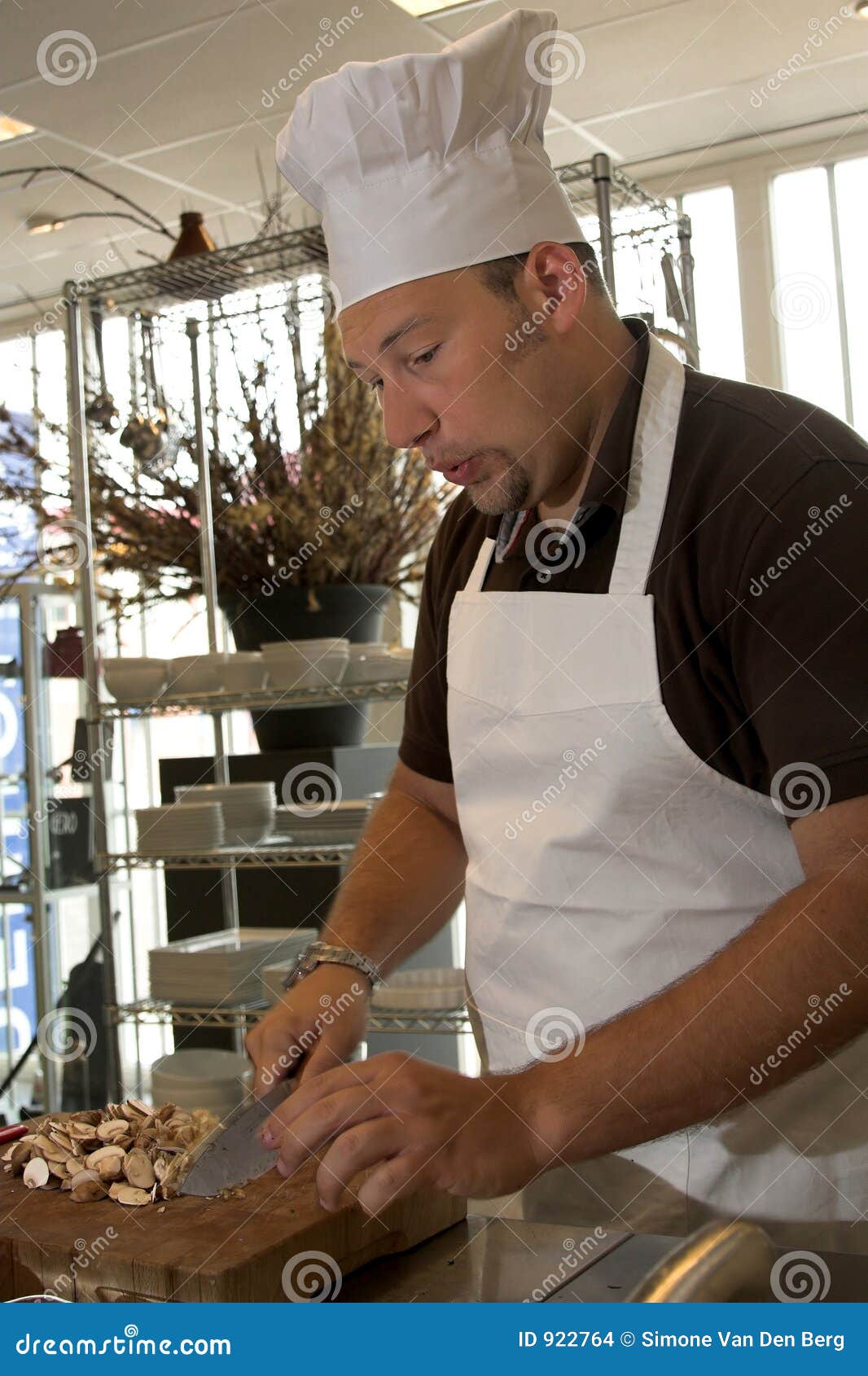 Italian Chef; Whistling at the Job Stock Photo Image of culinary