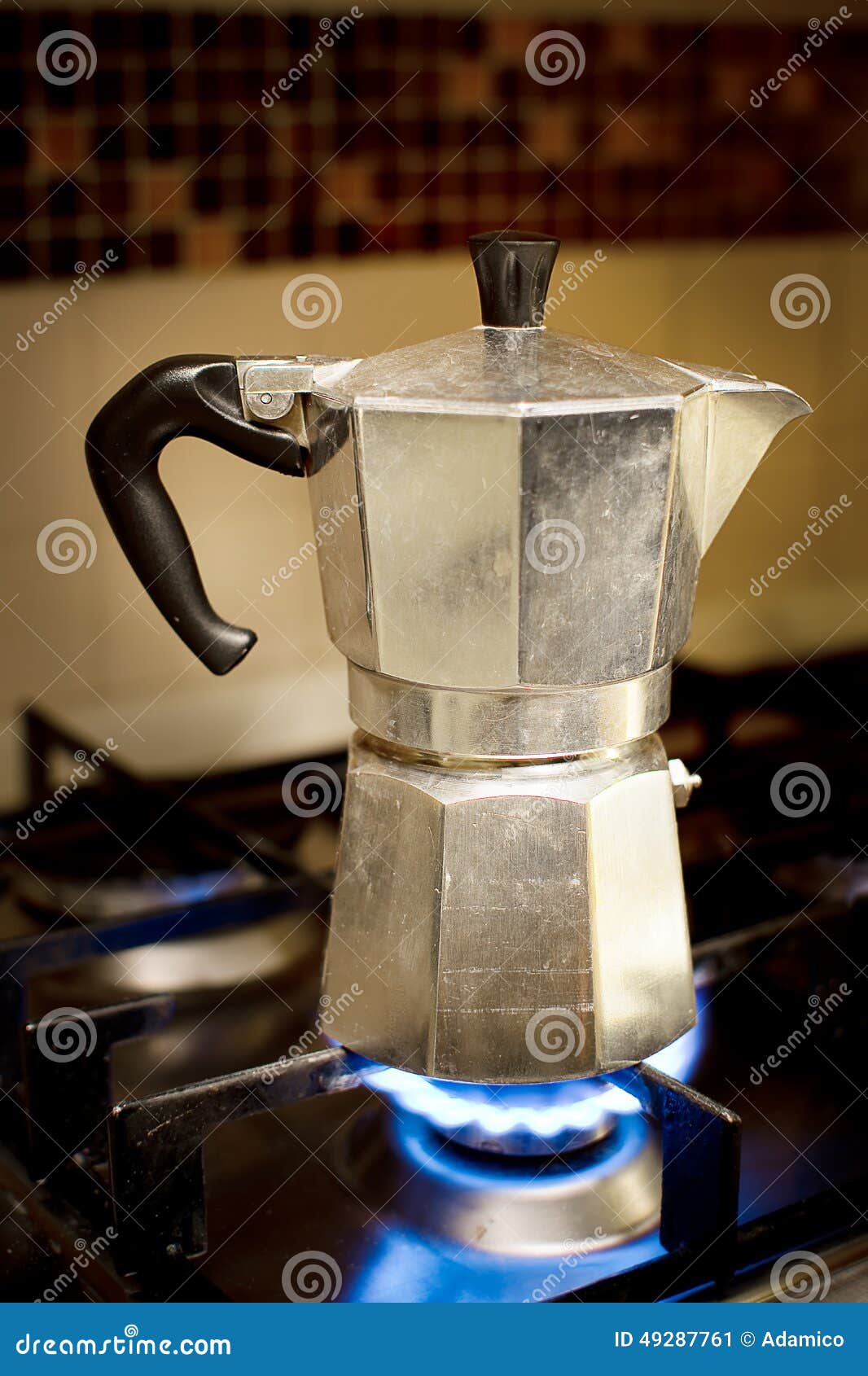 Italian coffe stock image. Image of coffeepot, brew, shallow 49287761