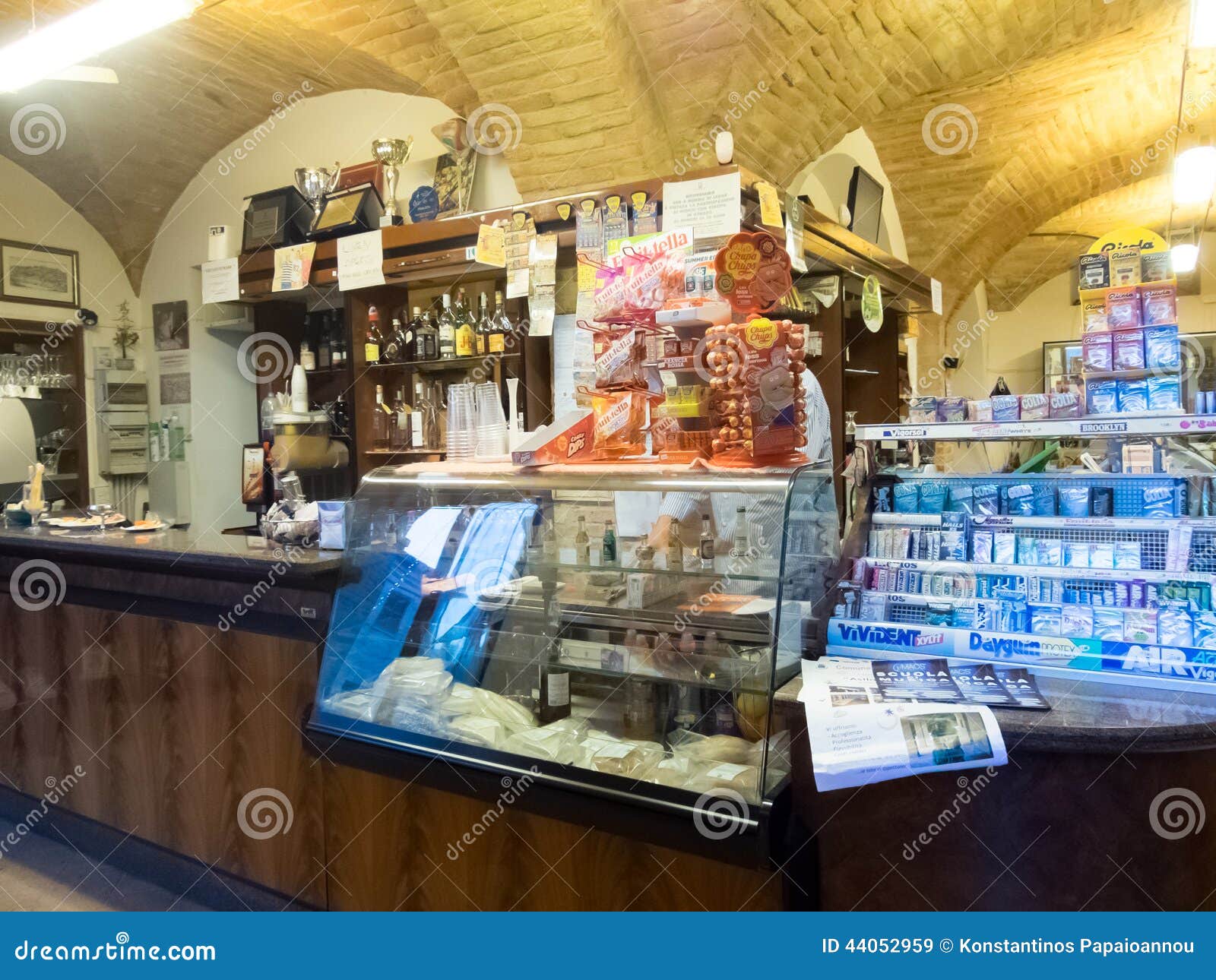 Italian coffee bar editorial stock image. Image of cuisine 44052959